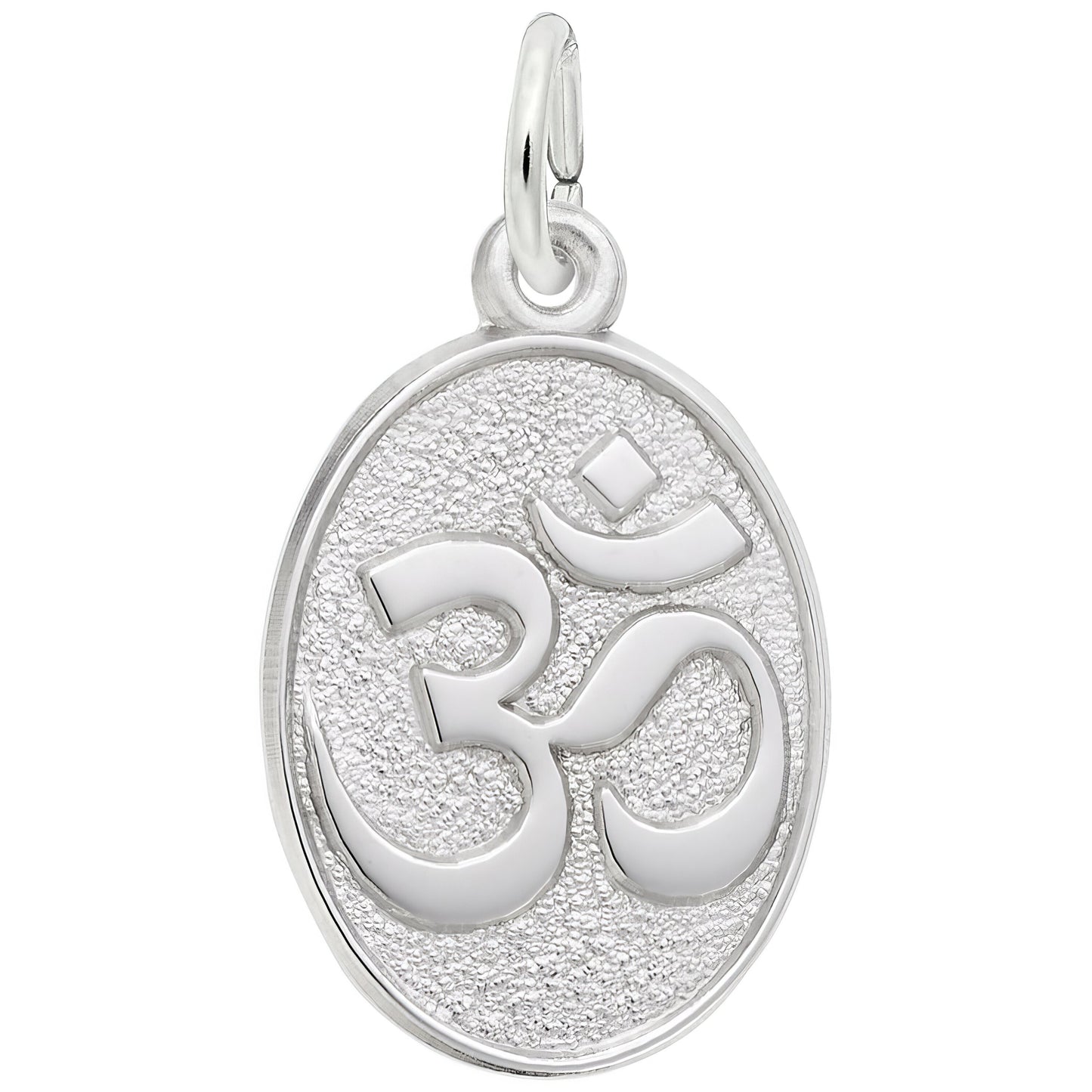 Sterling Silver Yoga Symbol Charm