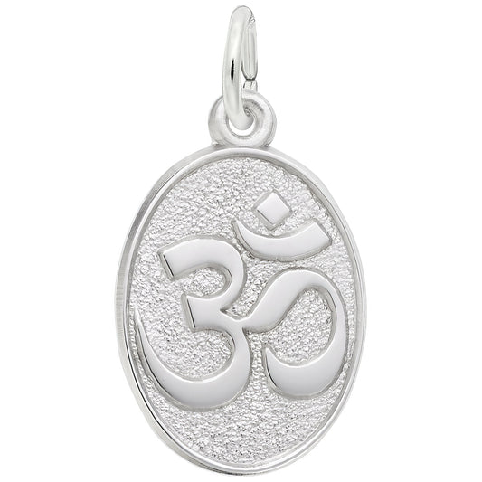 Sterling Silver Yoga Symbol Charm