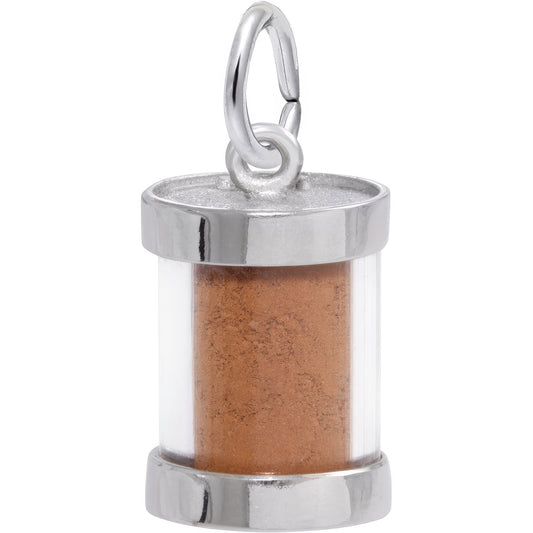 PEI Sand Capsule Charm - Metal - Sterling Silver