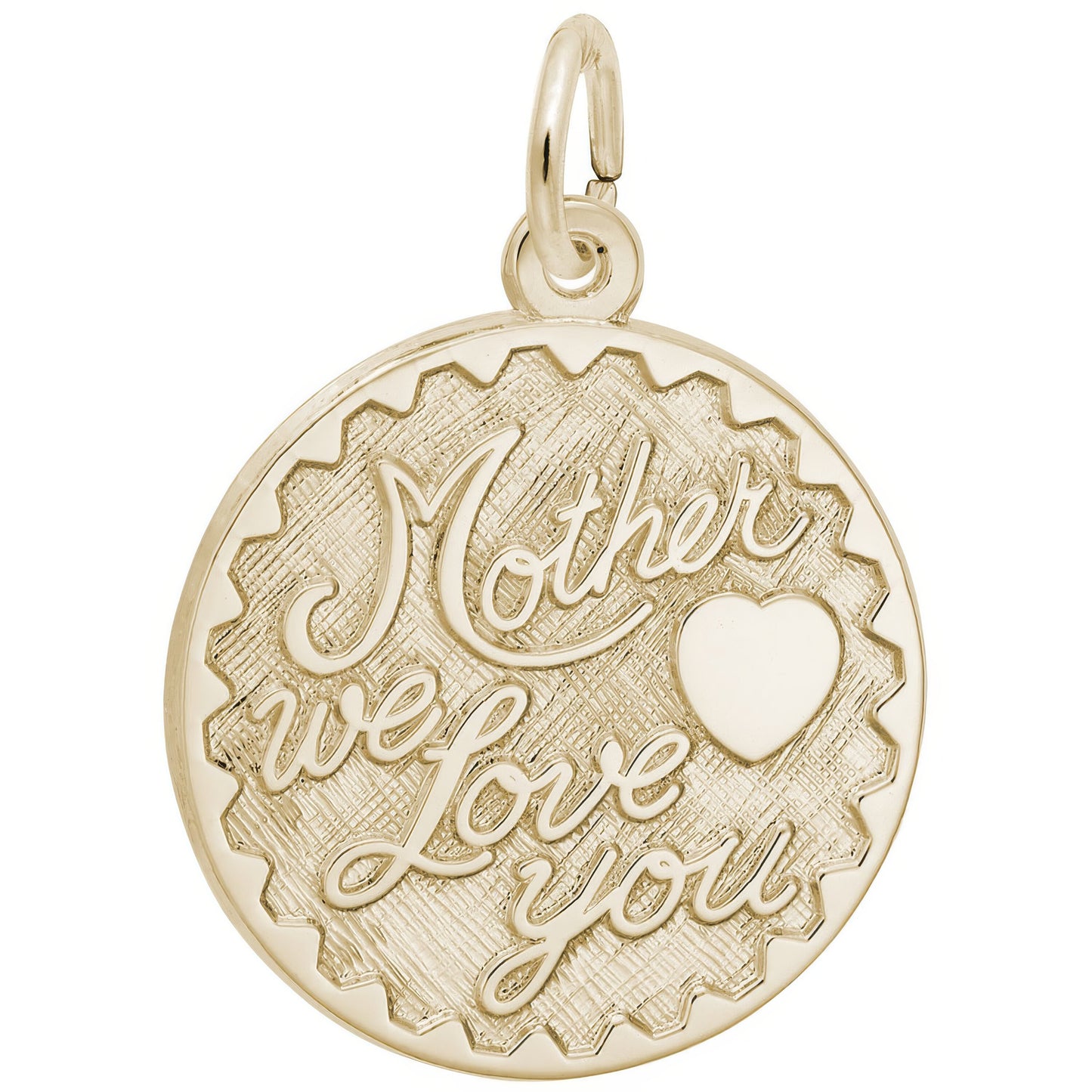 Mother We Love You Charm - Metal - Sterling Silver