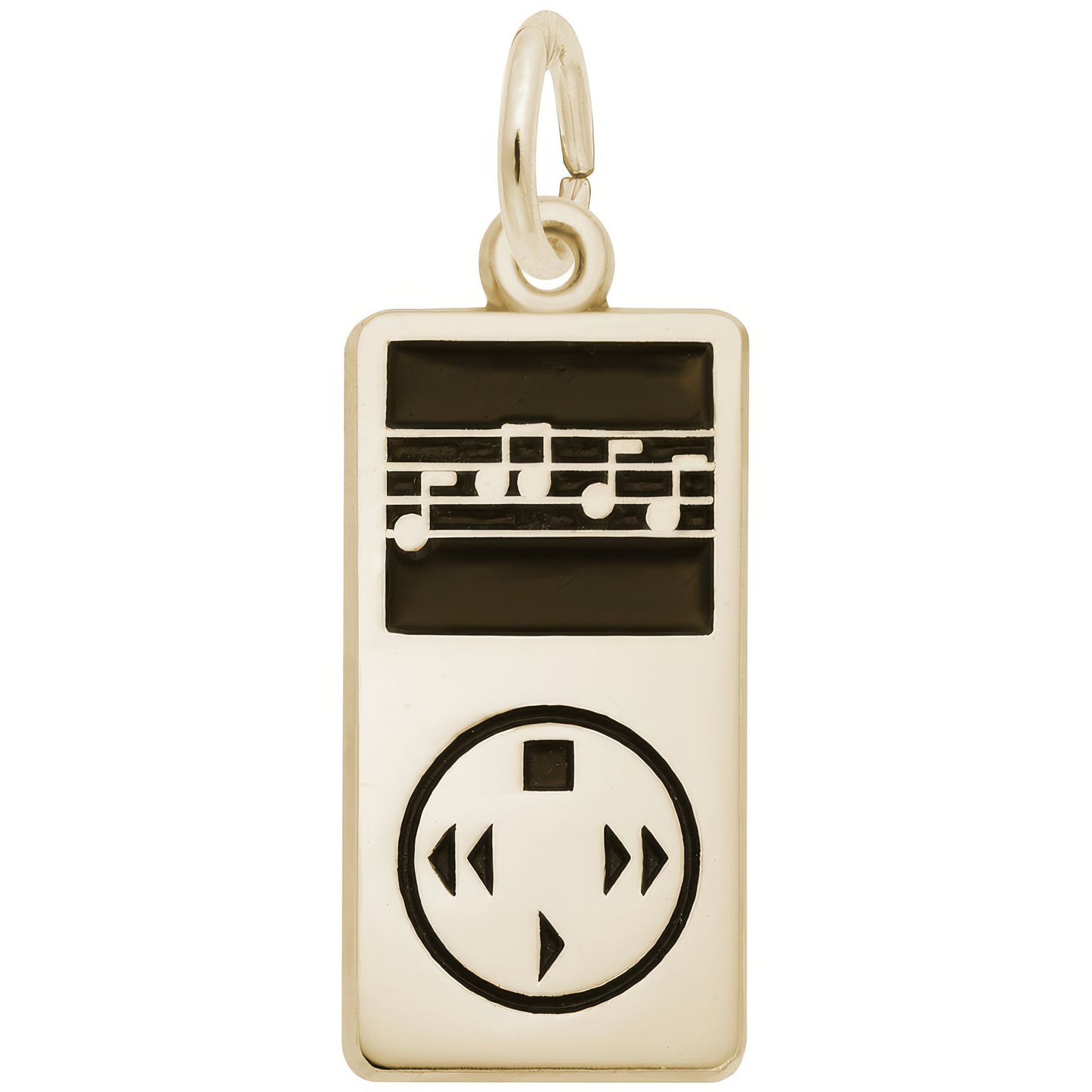 MP3 Player Charm - Metal - Sterling Silver