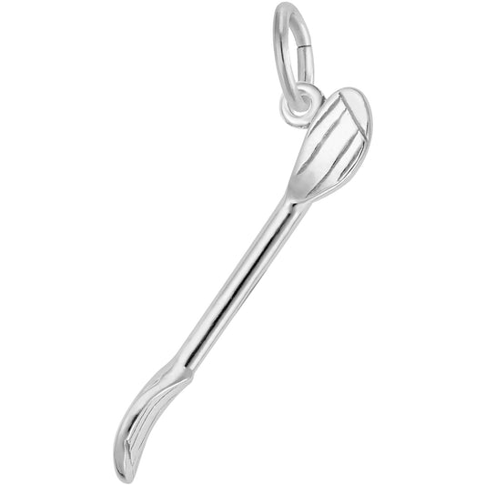 Kayak Paddle Charm - Metal - Sterling Silver