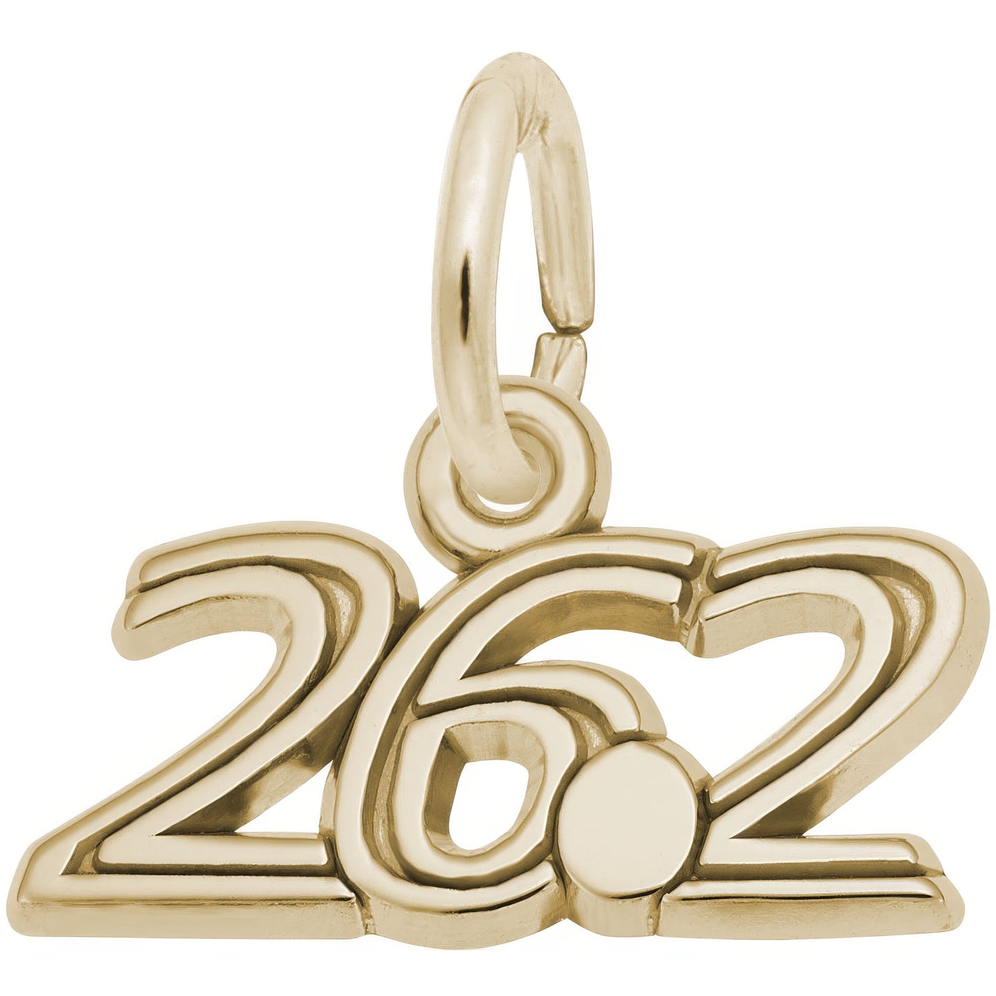 Marathon 26.2 Plain Charm - Metal - Sterling Silver