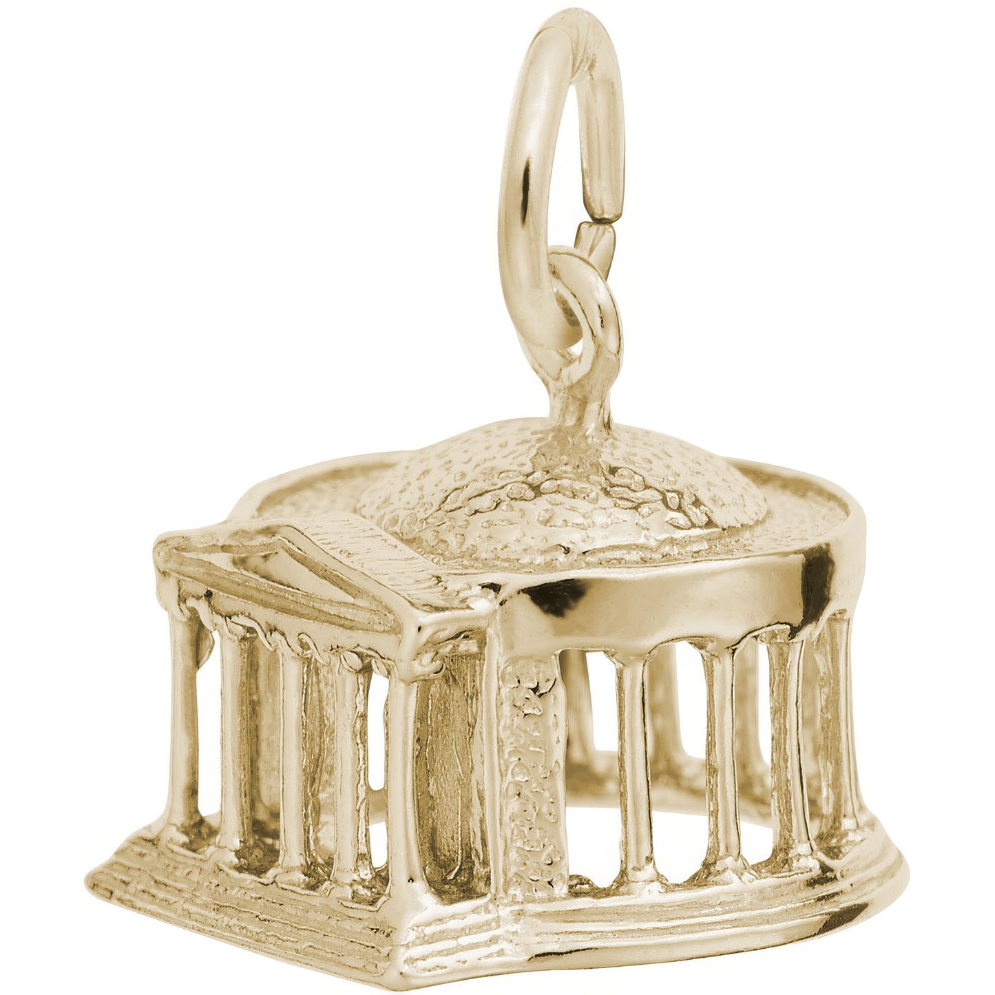 Jefferson Memorial Charm - Metal - Sterling Silver
