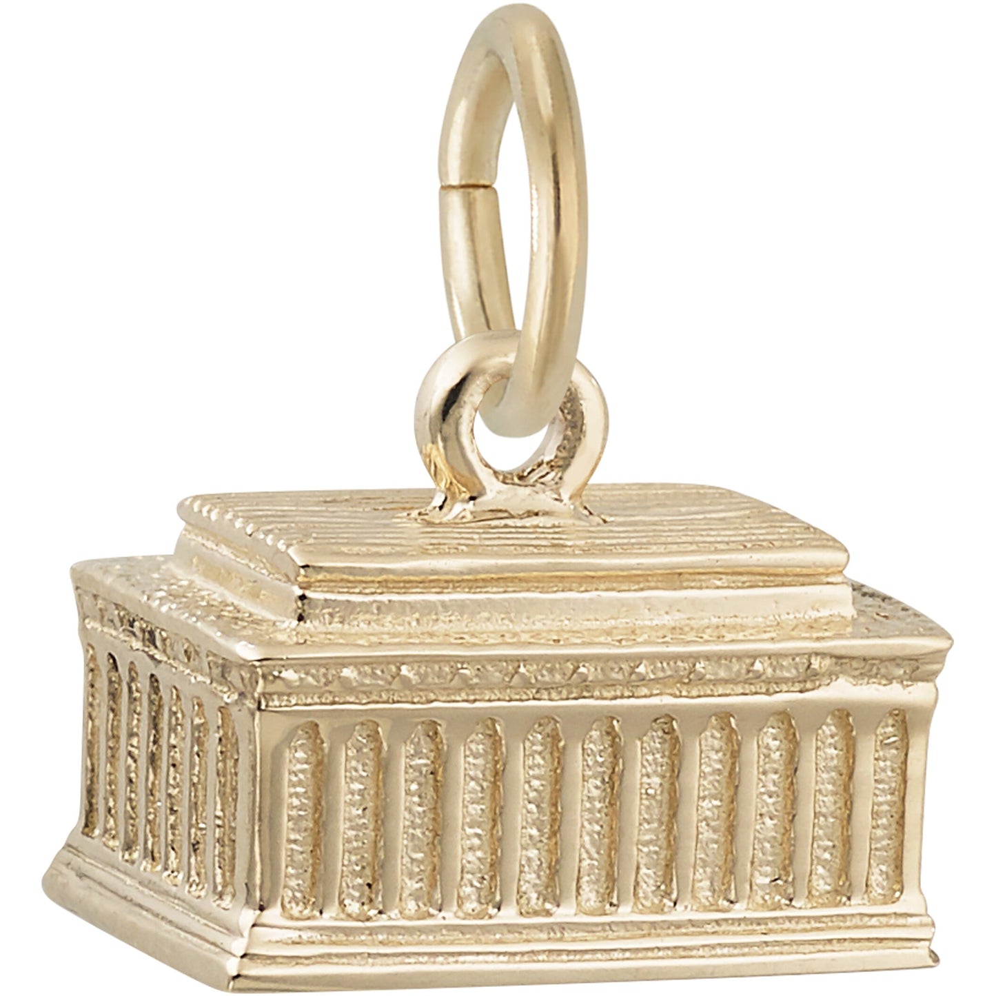 Lincoln Memorial Charm - Metal - Sterling Silver