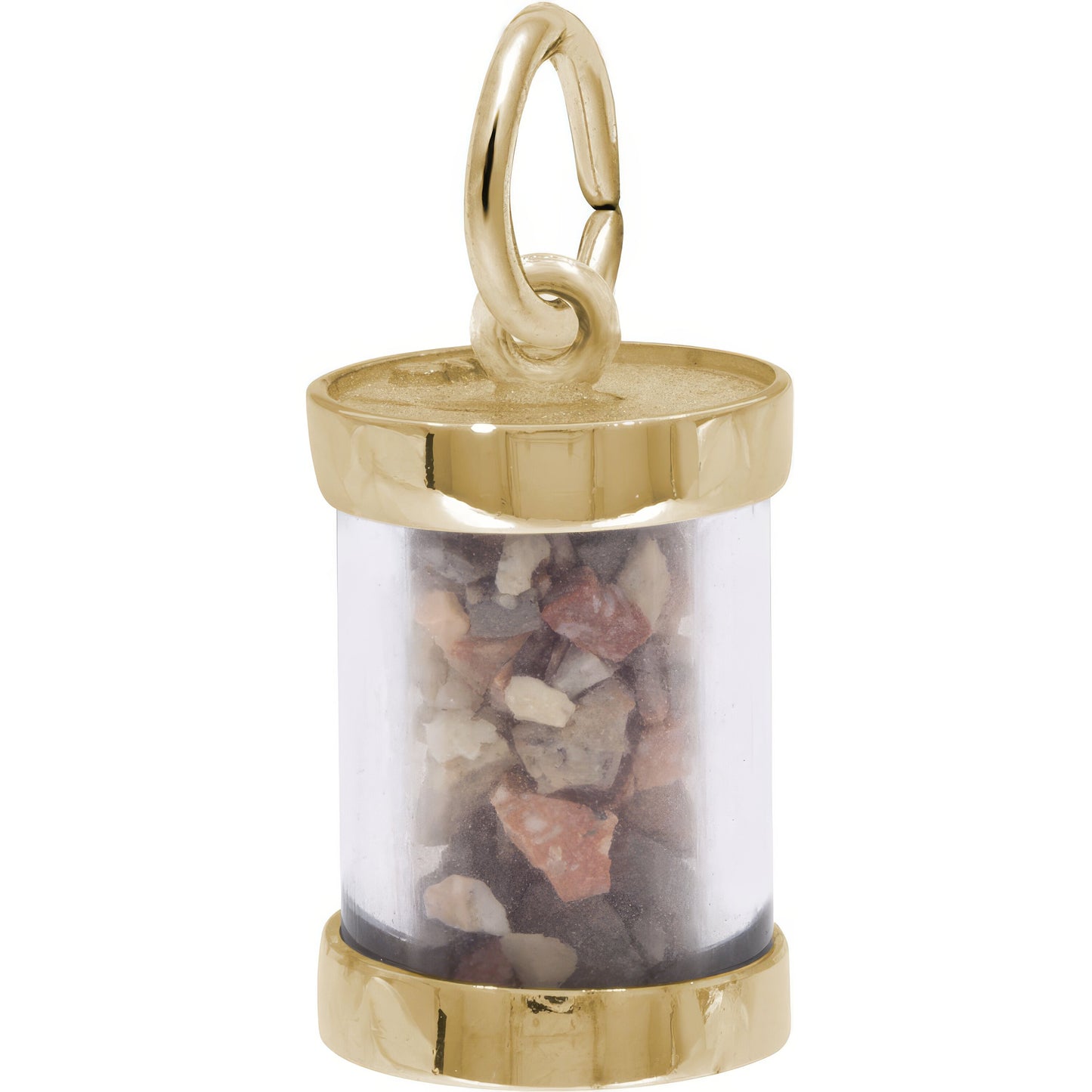 Grand Cayman Sand Capsule Charm - Metal - Sterling Silver