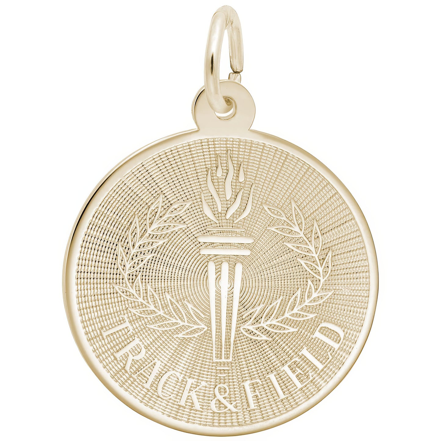Track & Field Charm - Metal - Sterling Silver