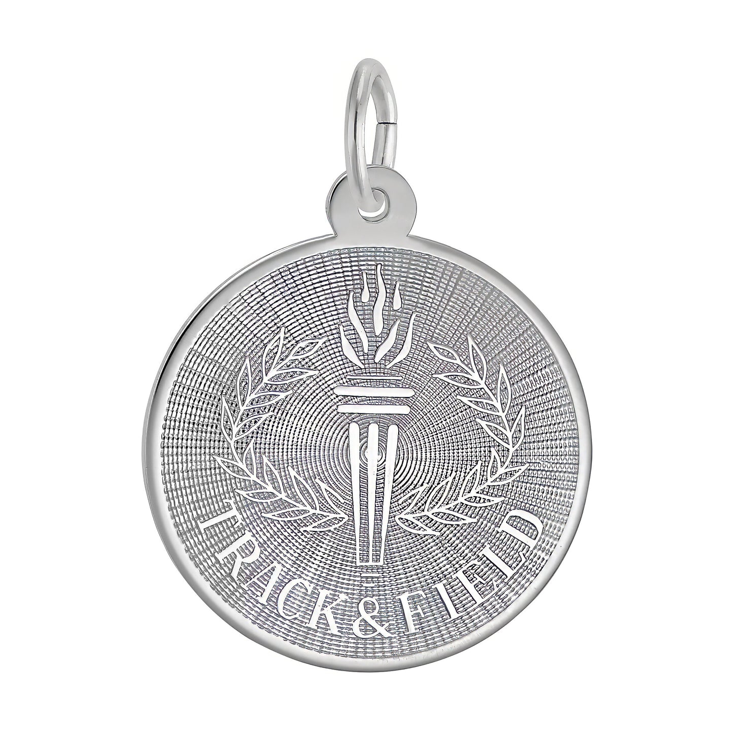 Track & Field Charm - Metal - Sterling Silver