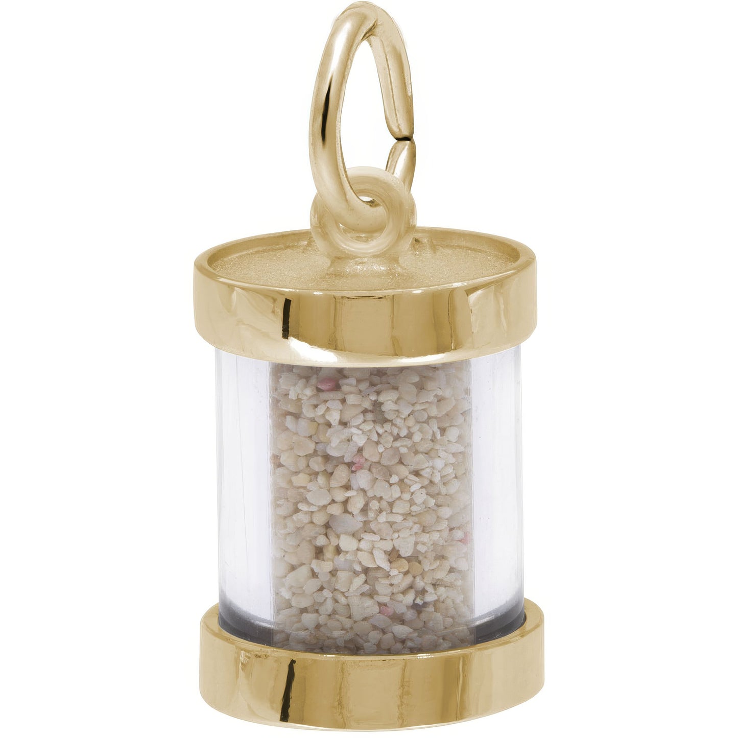 Dominica Sand Capsule Charm - Metal - Sterling Silver