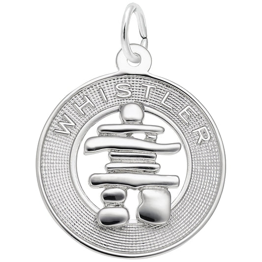 Whistler Inukshuk Ring Charm - Metal - Sterling Silver