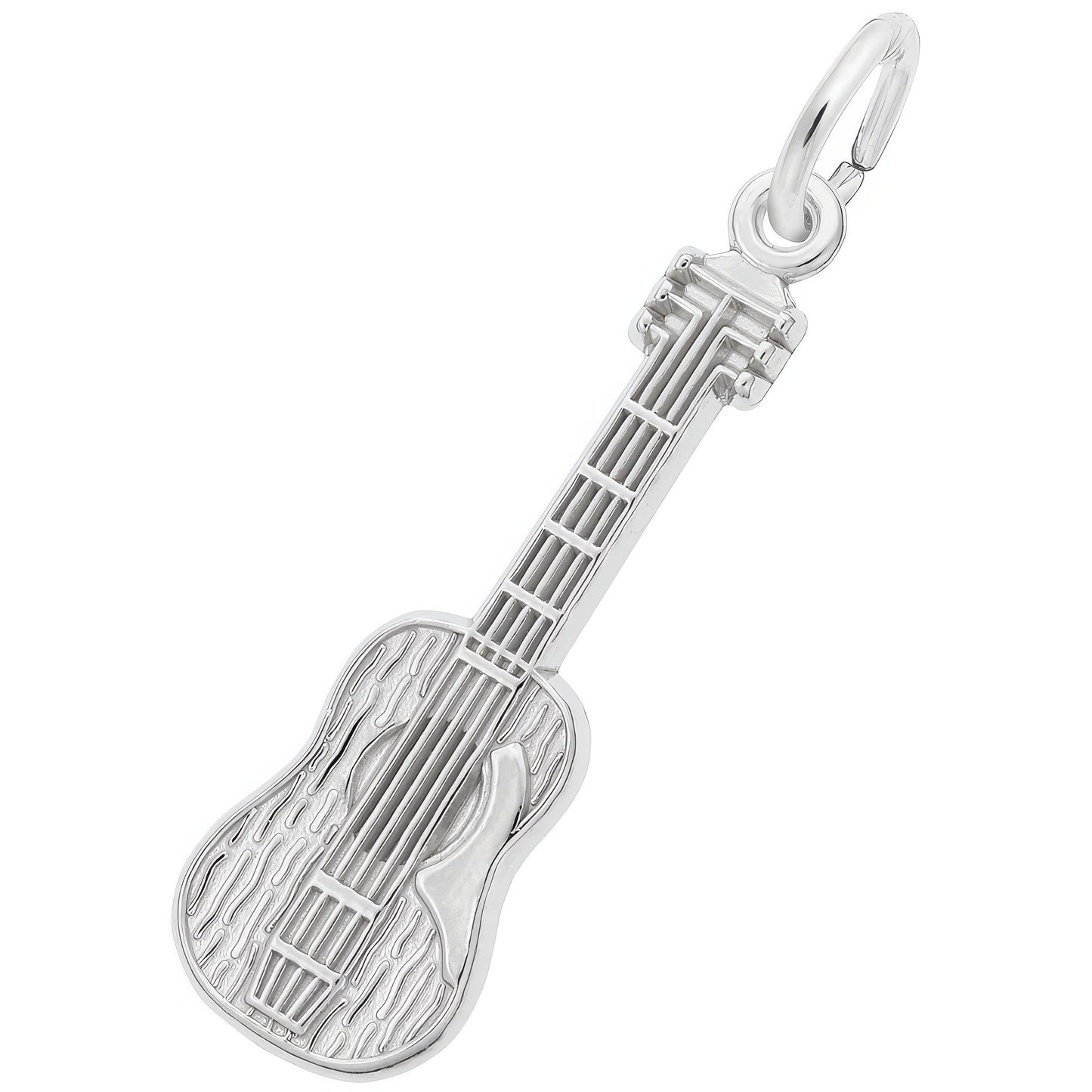 Sterling Silver Guitar Charm
