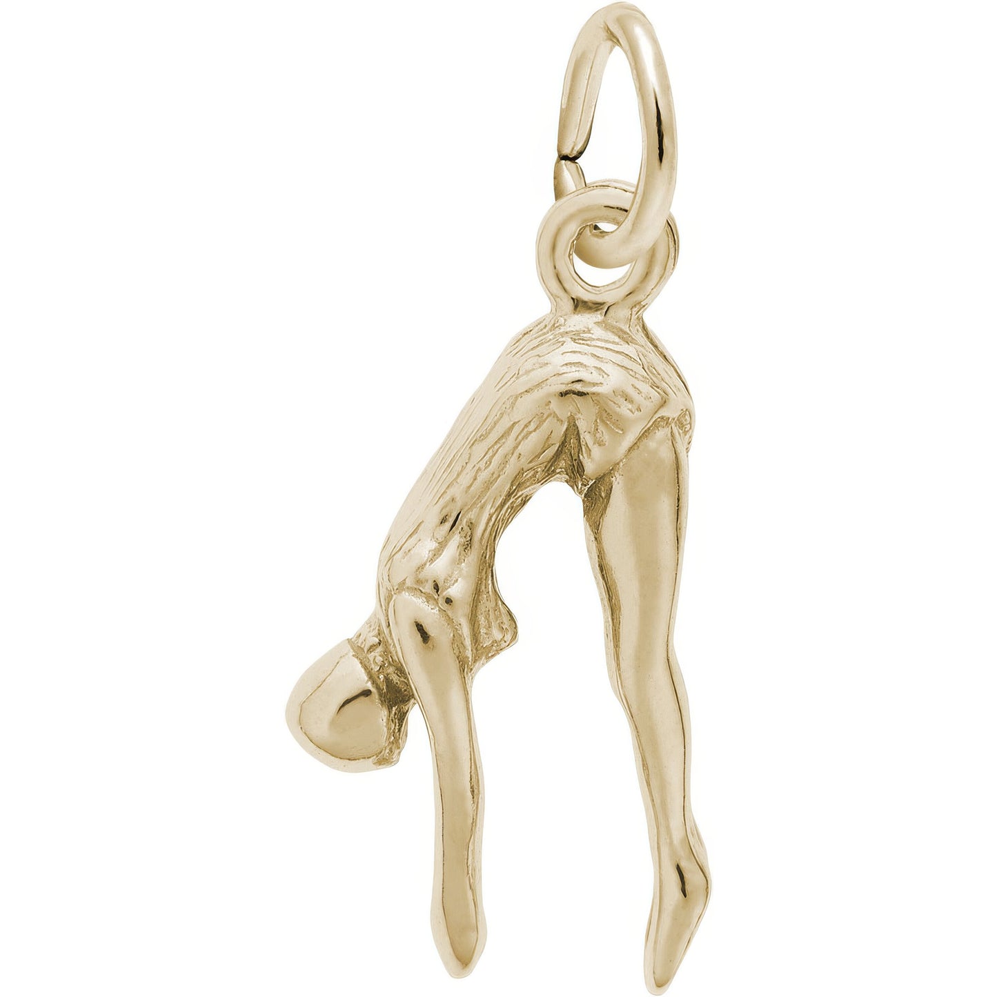 Diver Charm - Metal - Sterling Silver