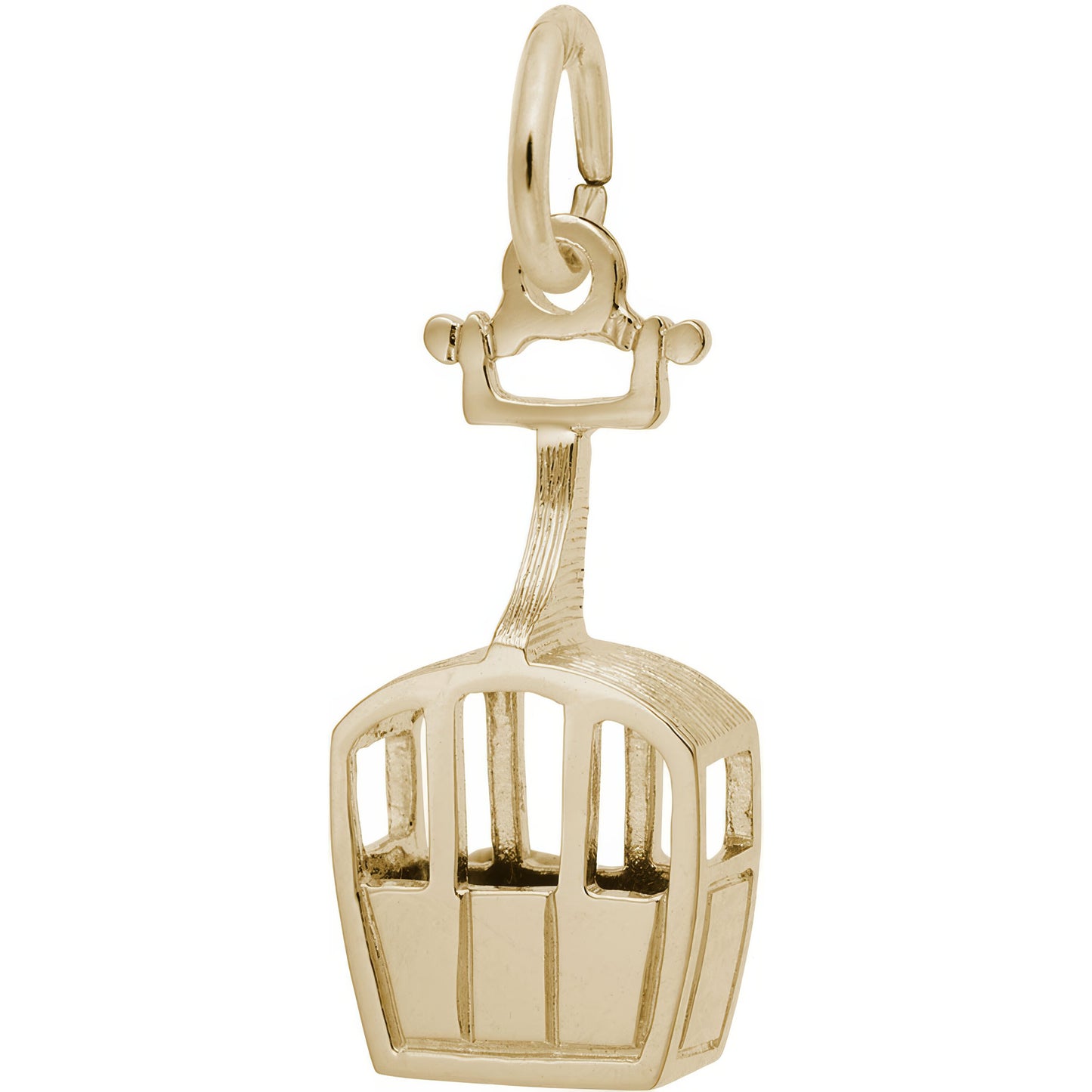 Classic Gondola Charm - Metal - Sterling Silver