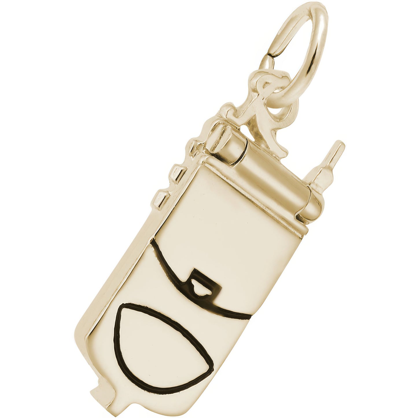 Sterling Silver Flip Phone Charm