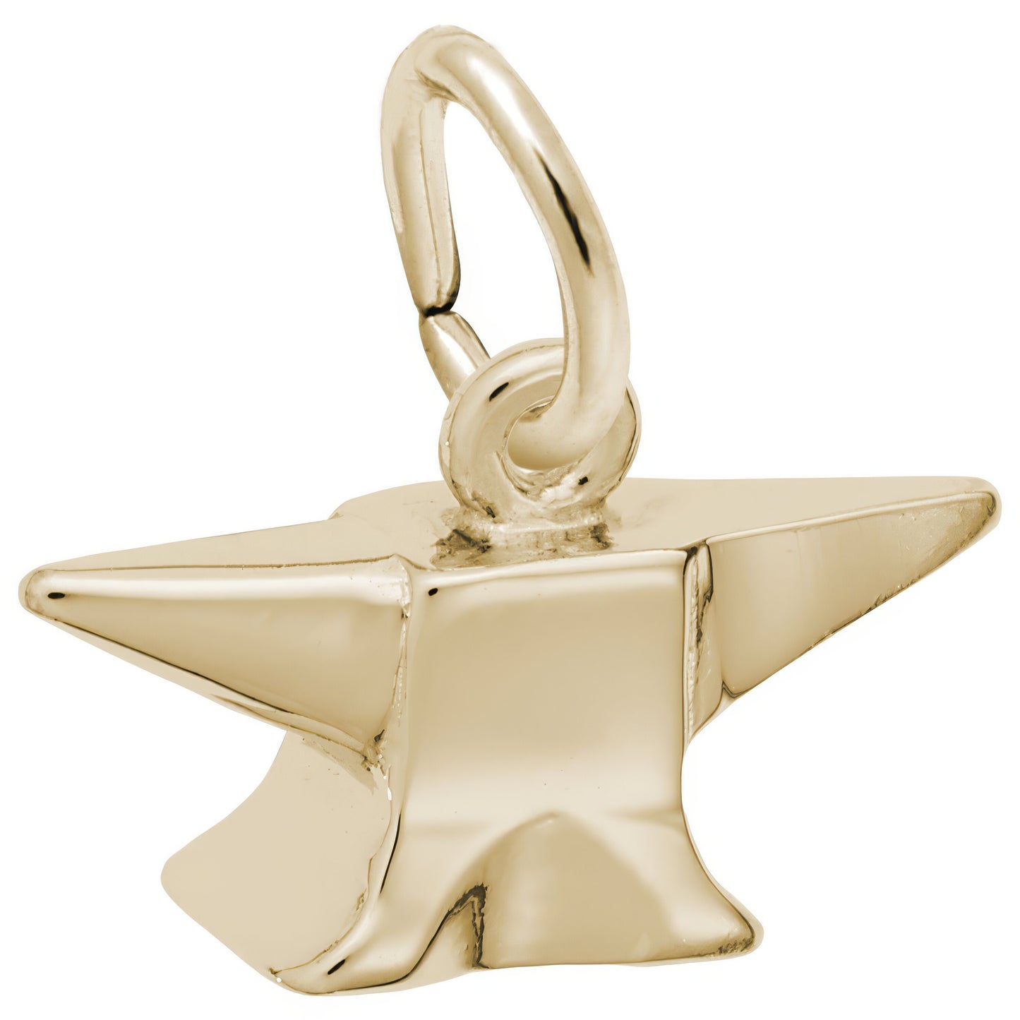 Anvil Charm - Metal - Sterling Silver