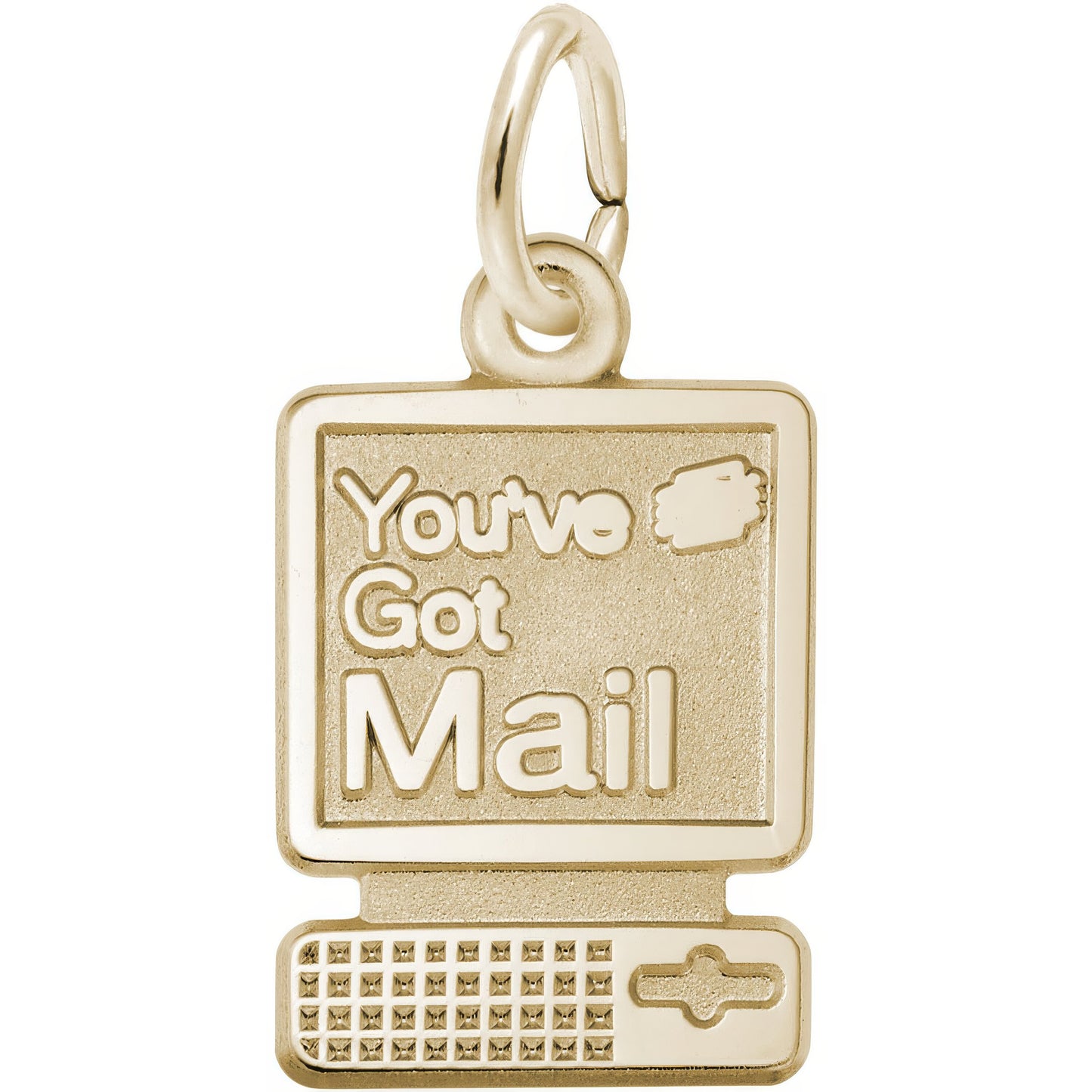Youve Got Mail Computer Charm - Metal - Sterling Silver