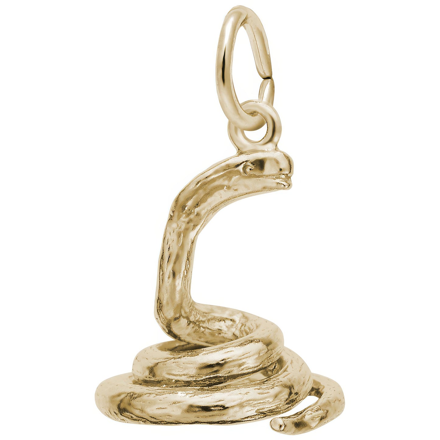 Cobra Charm - Metal - Sterling Silver