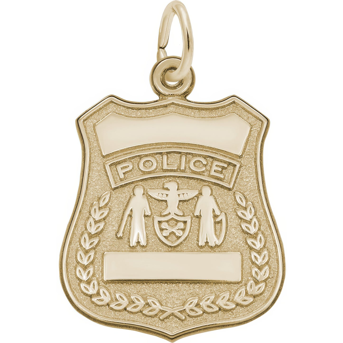 Sterling Silver Police Badge Charm