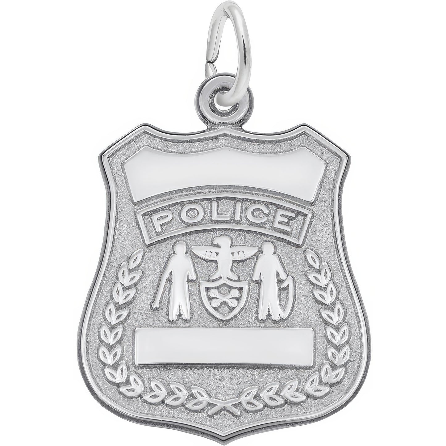 Sterling Silver Police Badge Charm