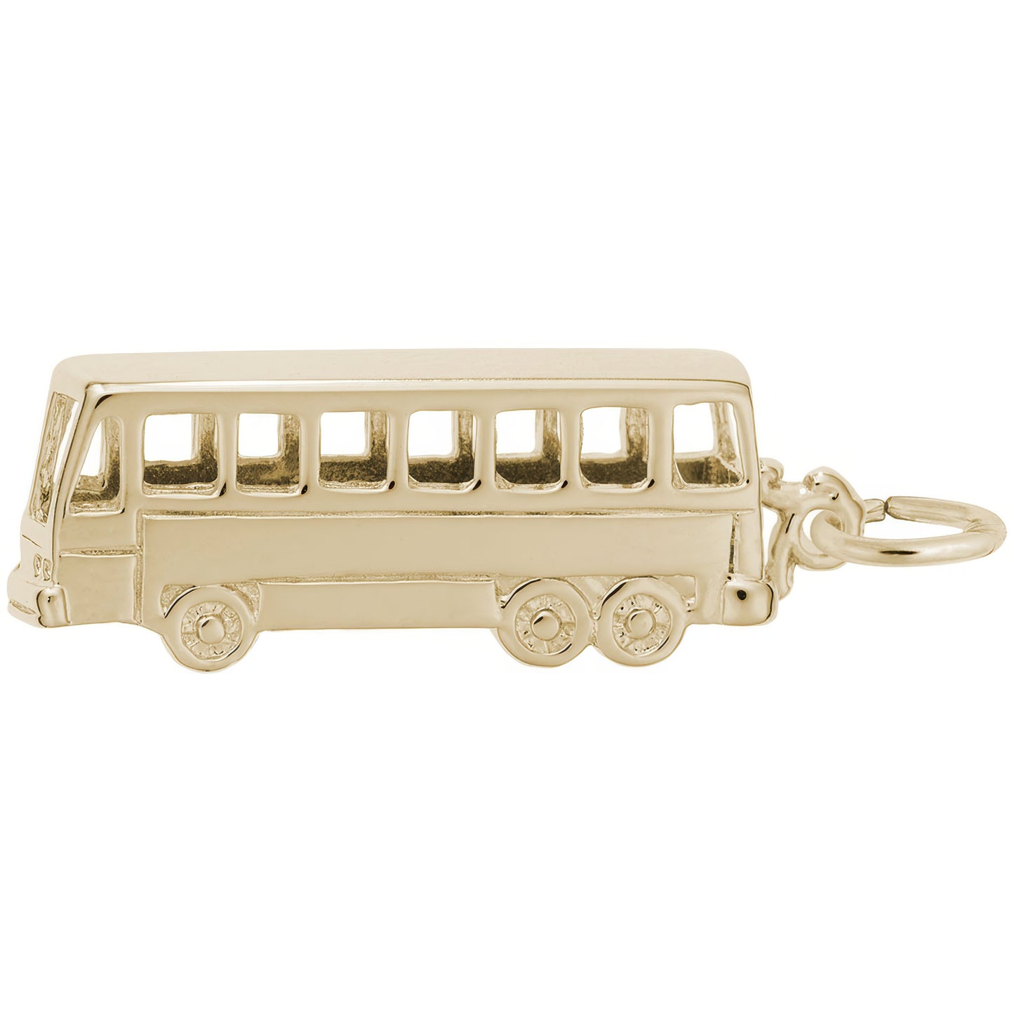 Bus Charm - Metal - Sterling Silver