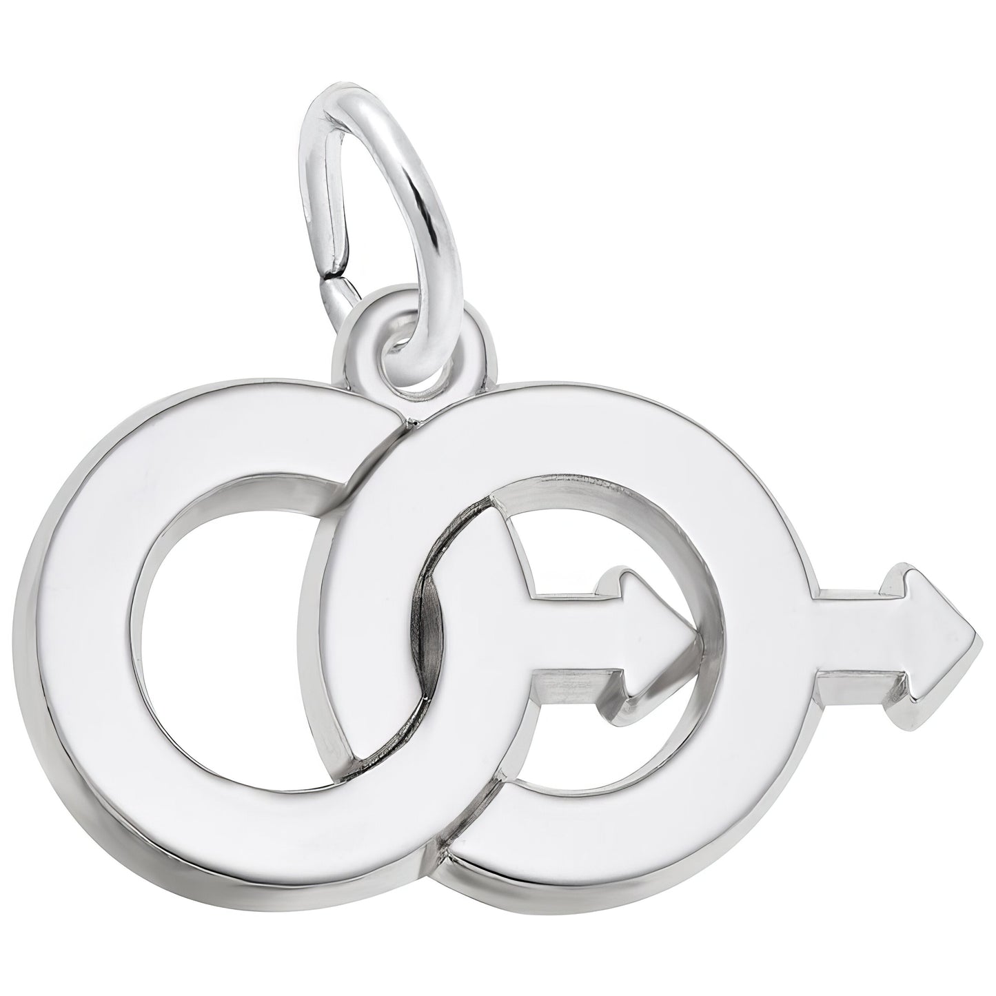 Male Twins Charm - Metal - Sterling Silver