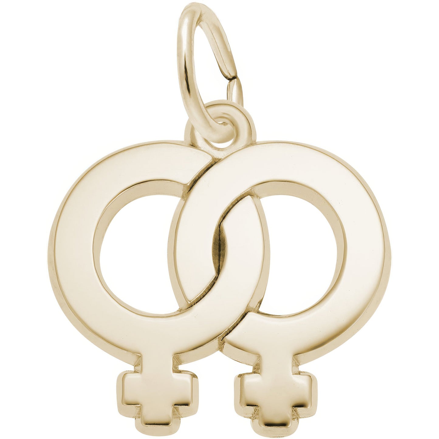 Female Twins Charm - Metal - Sterling Silver