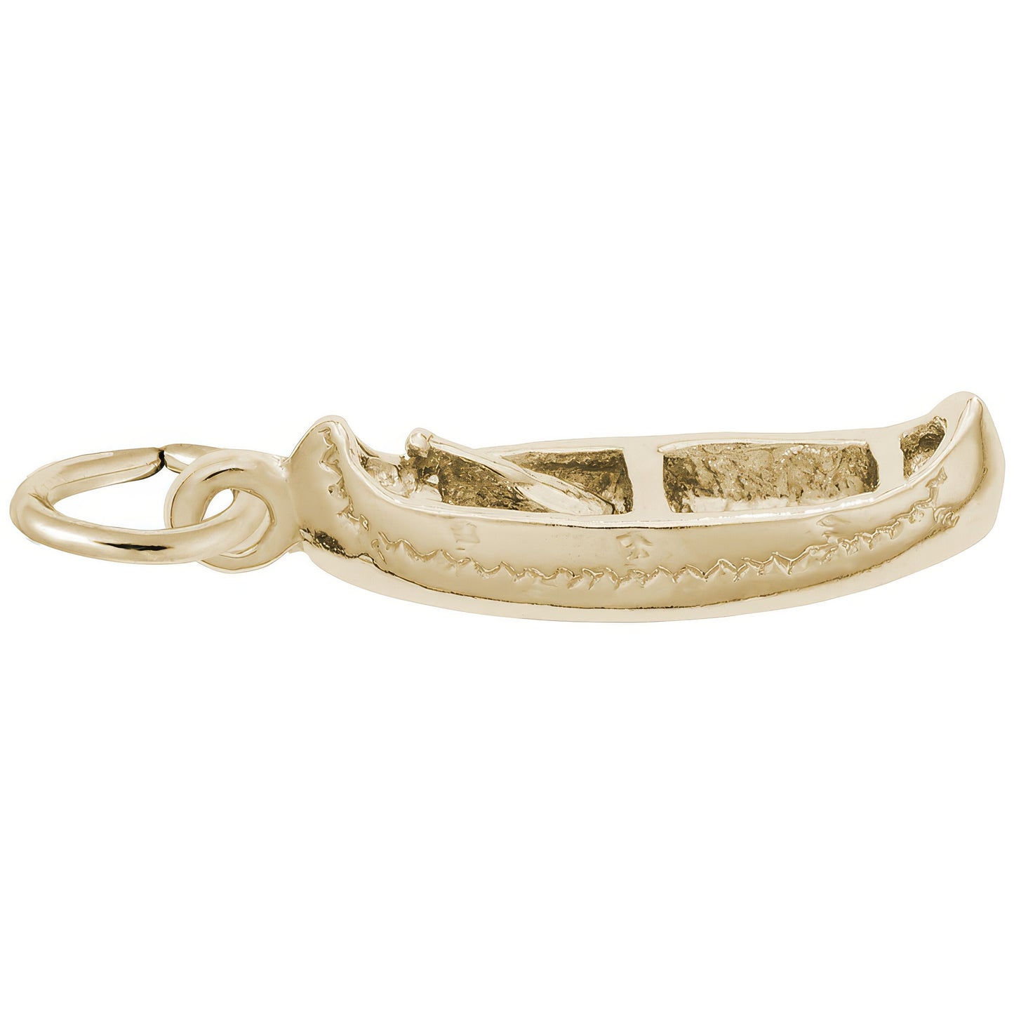Classic Canoe Charm - Metal - Sterling Silver
