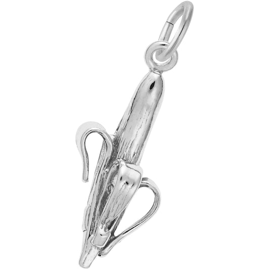 Banana Charm - Metal - Sterling Silver