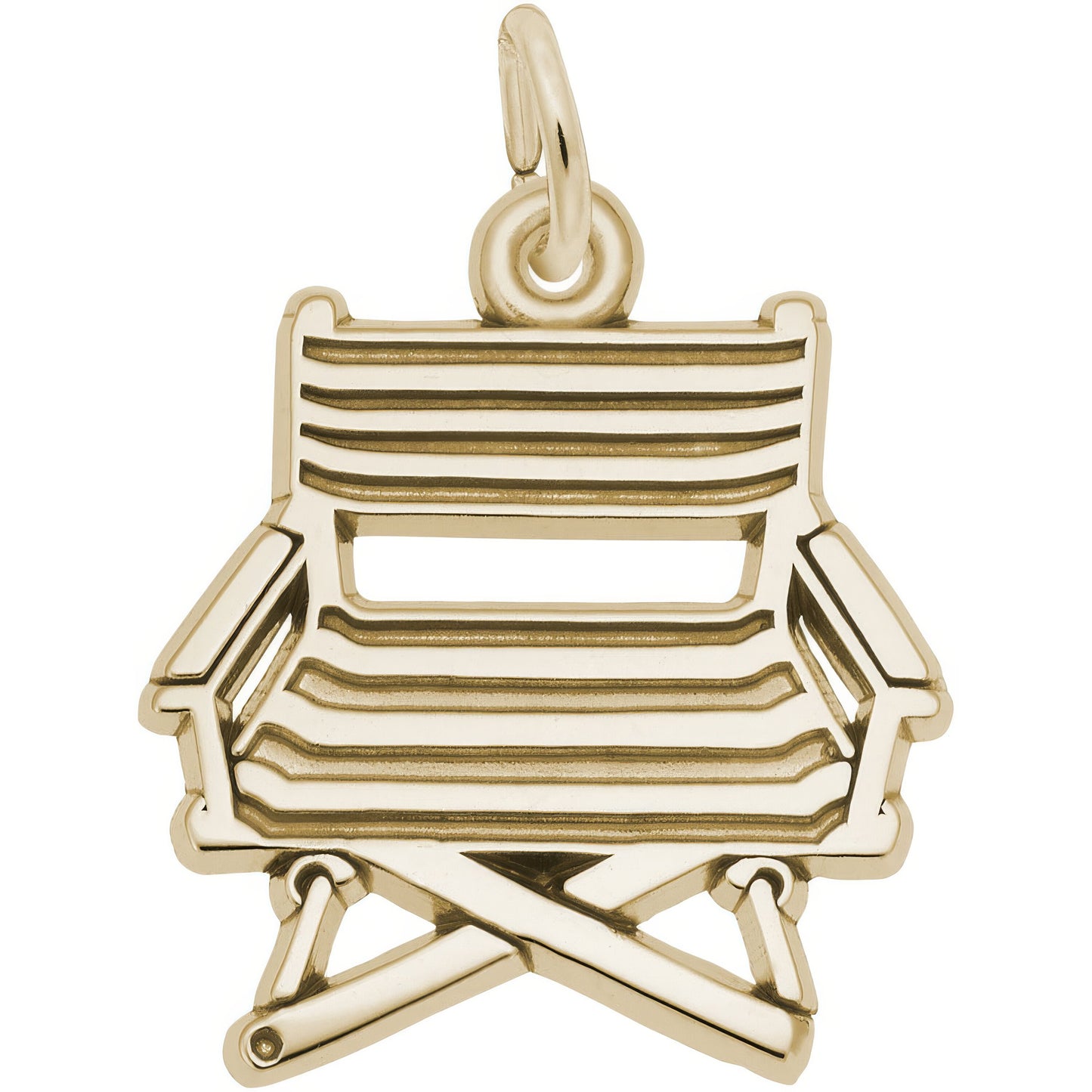 Directors Chair Charm - Metal - Sterling Silver