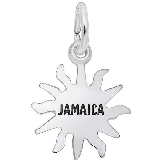 Jamaica Sun Small Charm - Metal - Sterling Silver