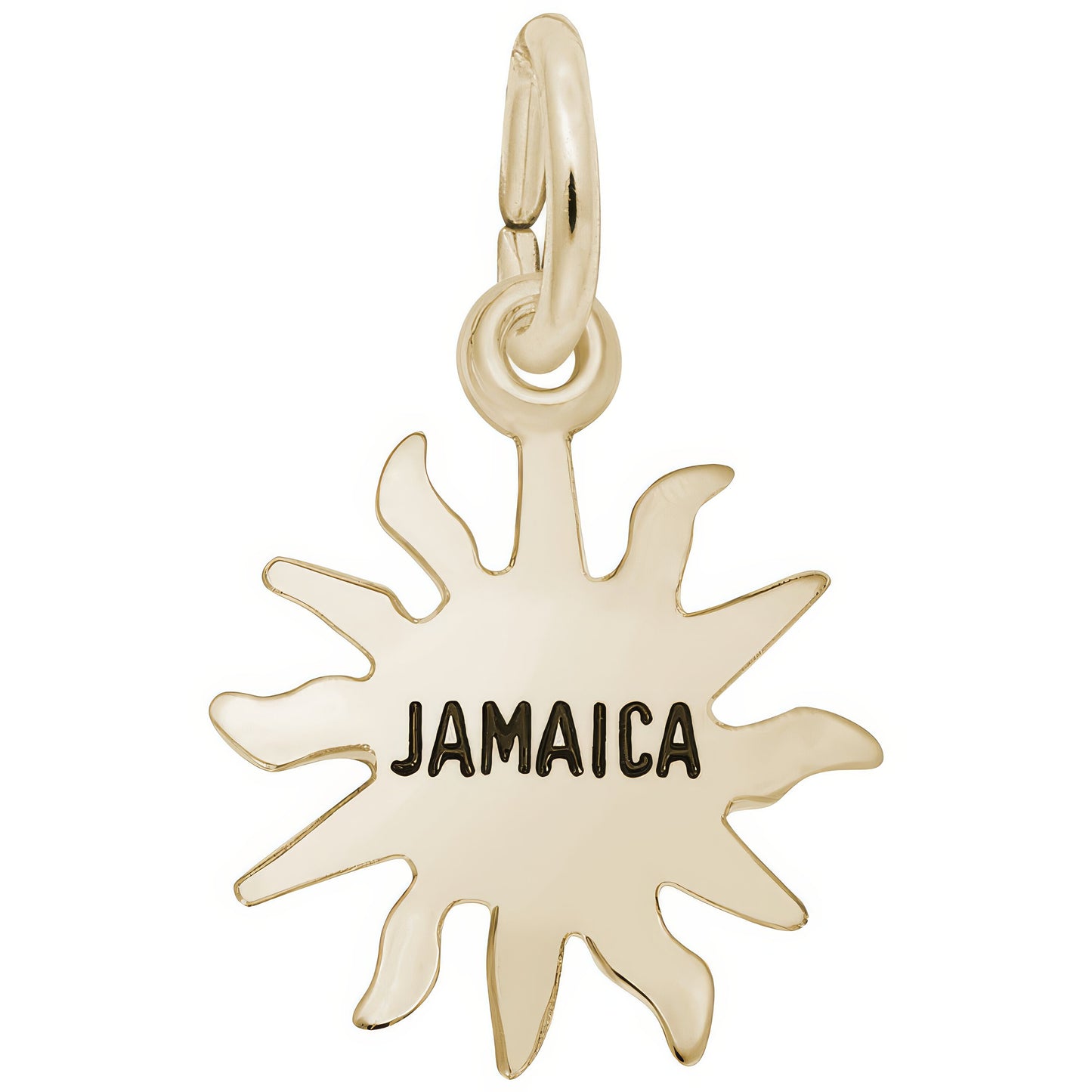 Jamaica Sun Small Charm - Metal - Sterling Silver