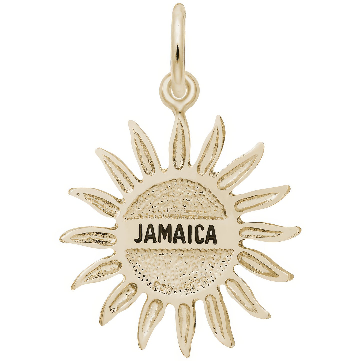Jamaica Sun Large Charm - Metal - Sterling Silver