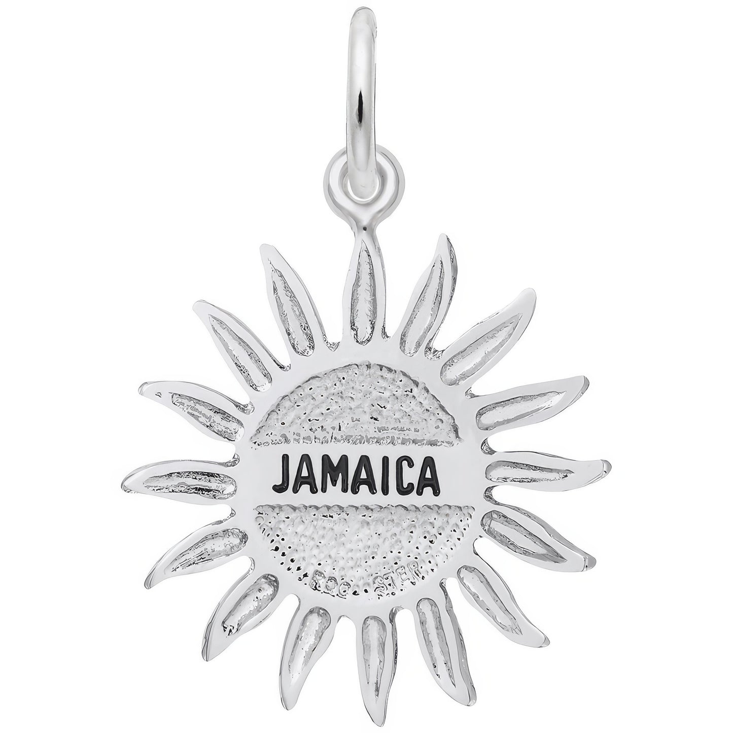 Jamaica Sun Large Charm - Metal - Sterling Silver