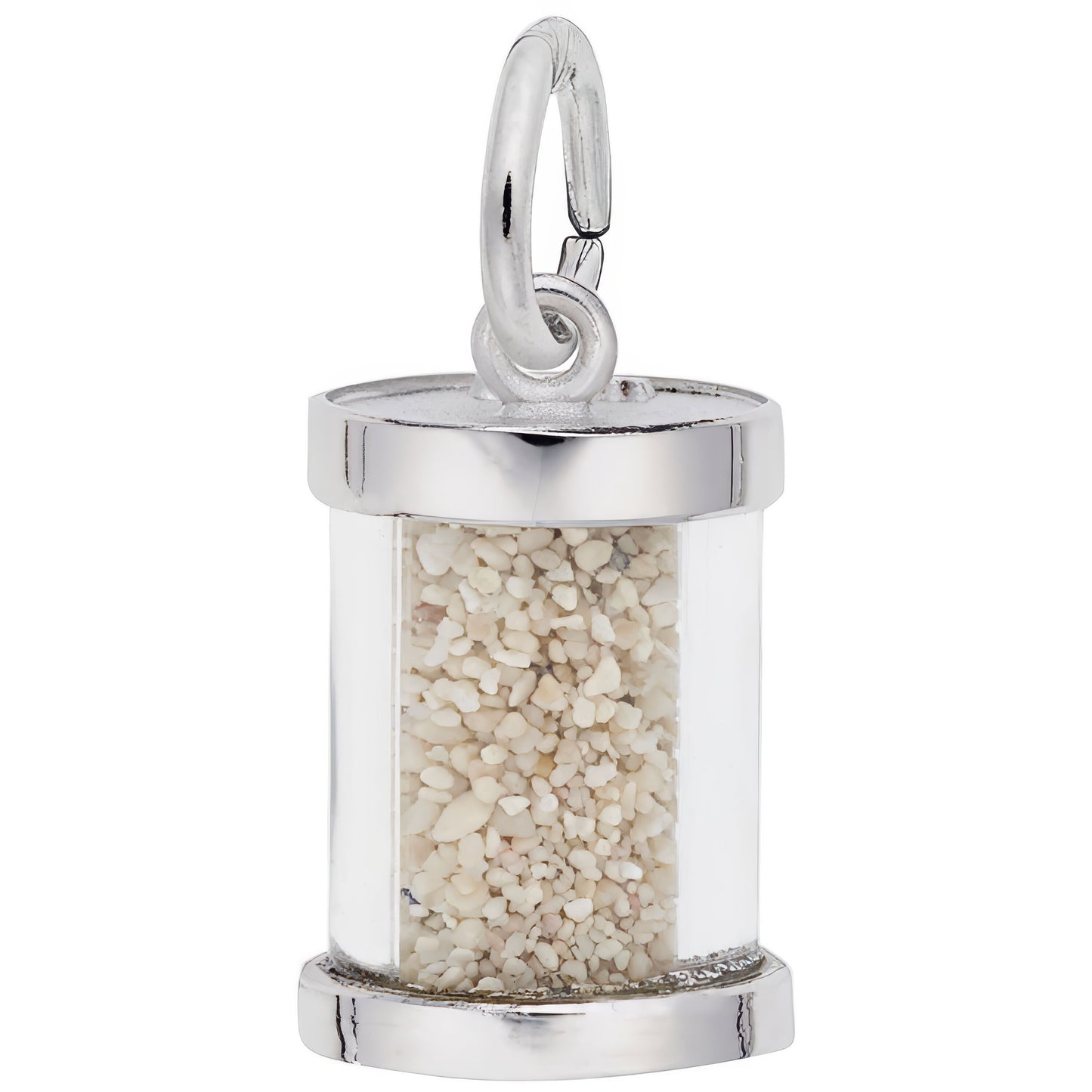 Jamaica Negril/Sand Capsule Charm - Metal - Sterling Silver