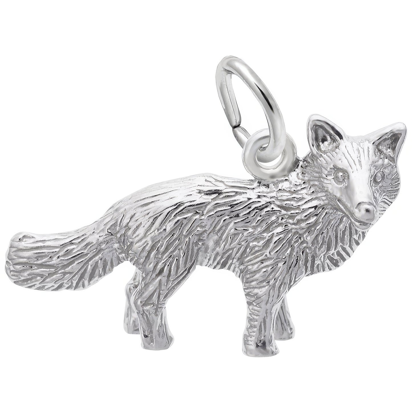 Sterling Silver Fox Charm - 10mm x 20mm