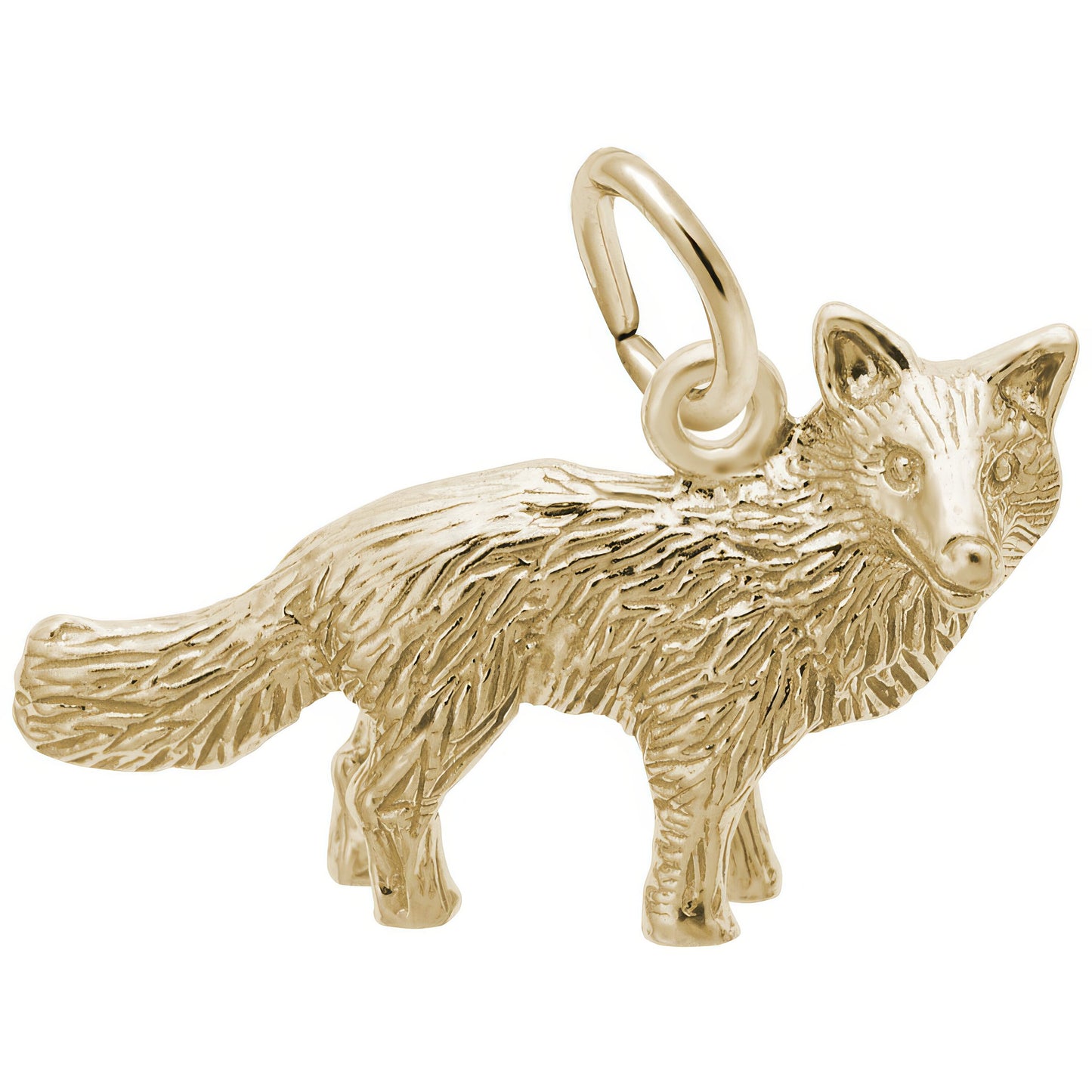 Sterling Silver Fox Charm - 10mm x 20mm