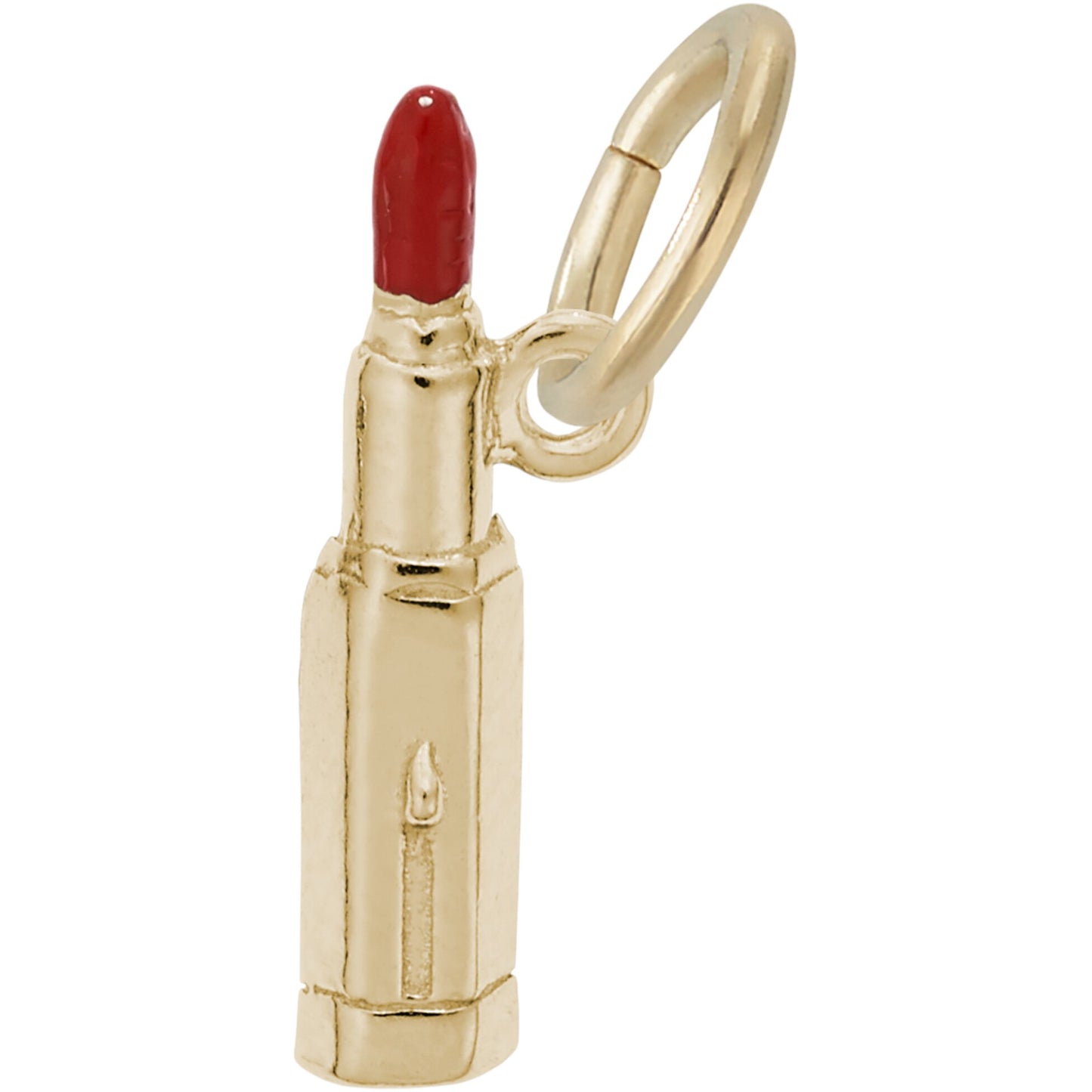 Sterling Silver Lipstick Charm - 16mm x 4mm