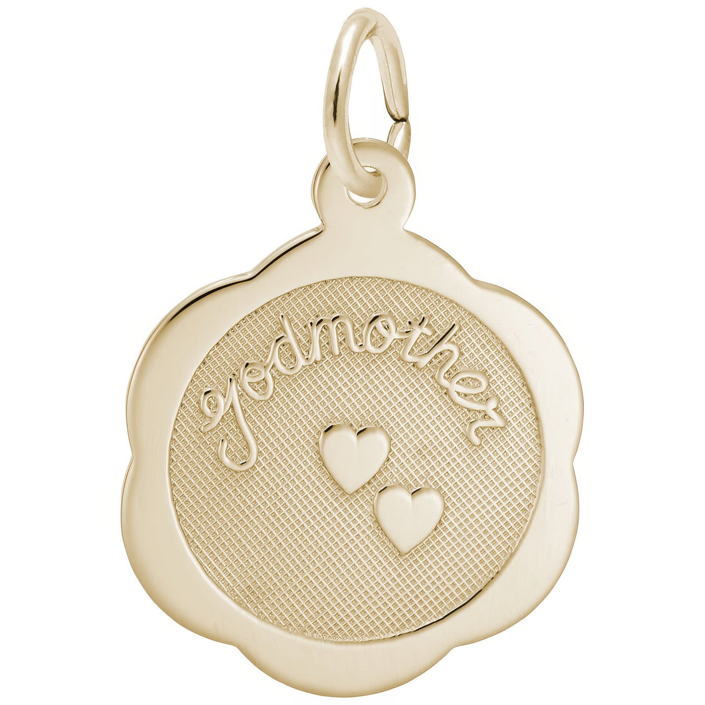 Godmother Charm - Metal - Sterling Silver
