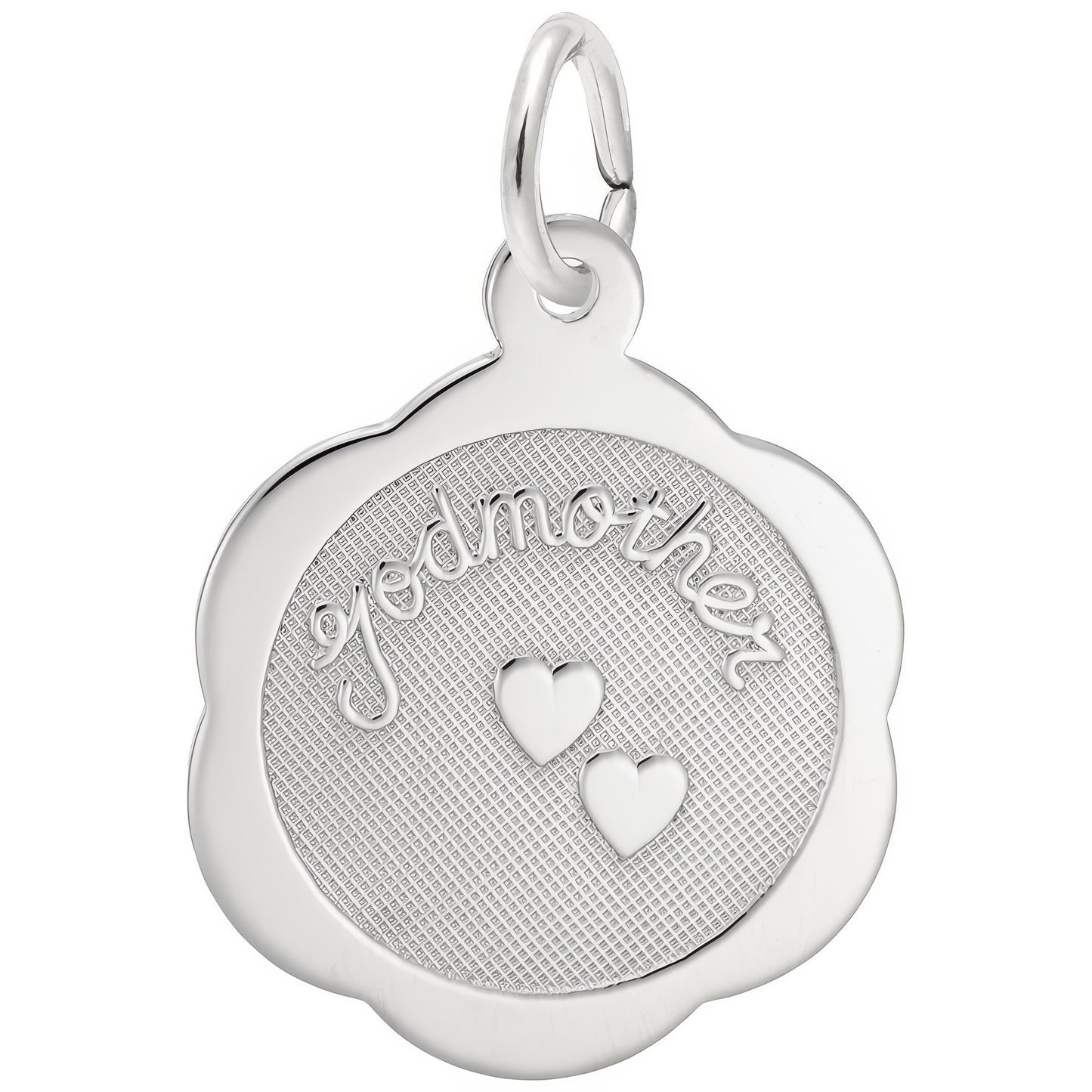 Godmother Charm - Metal - Sterling Silver