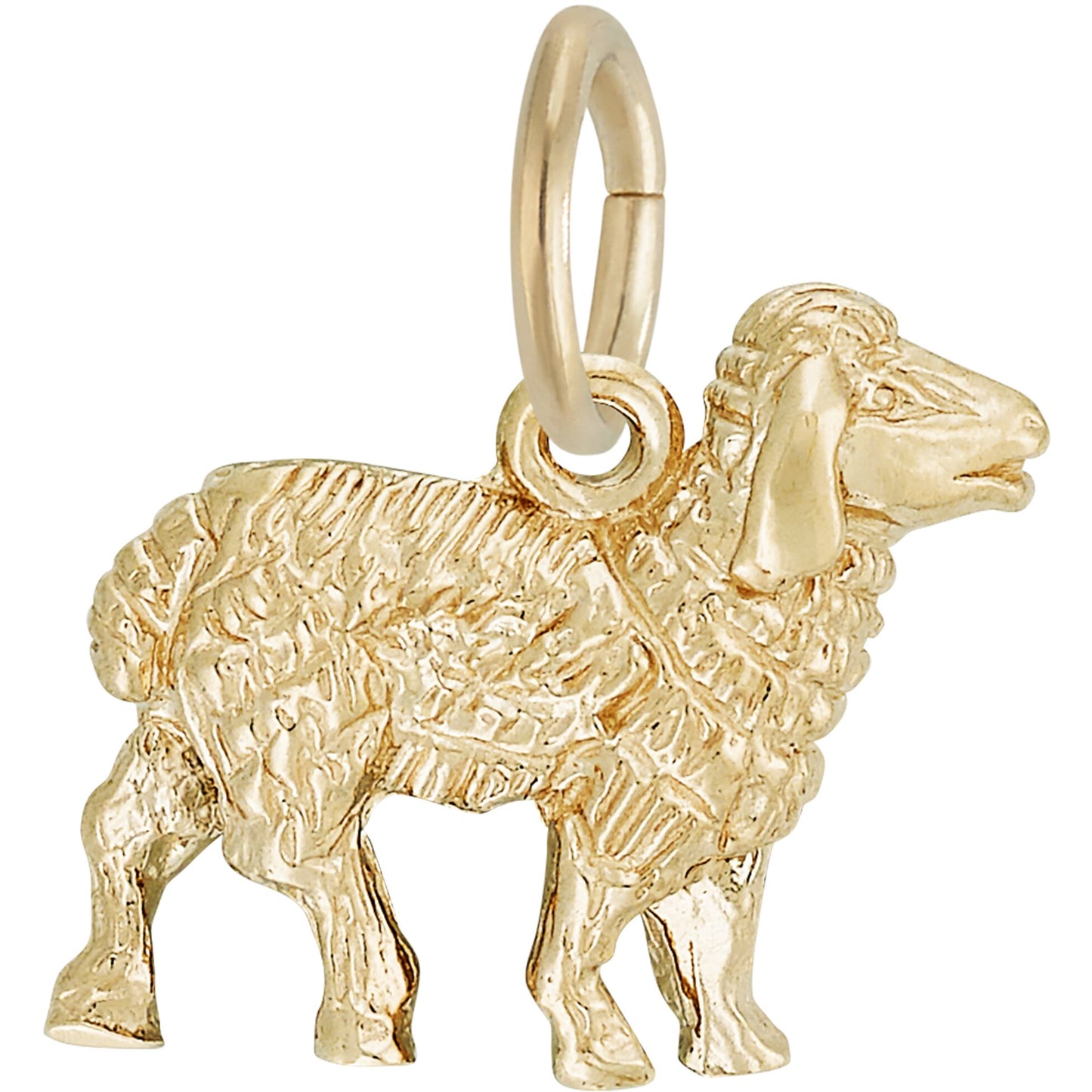 Sheep Charm - Metal - Sterling Silver