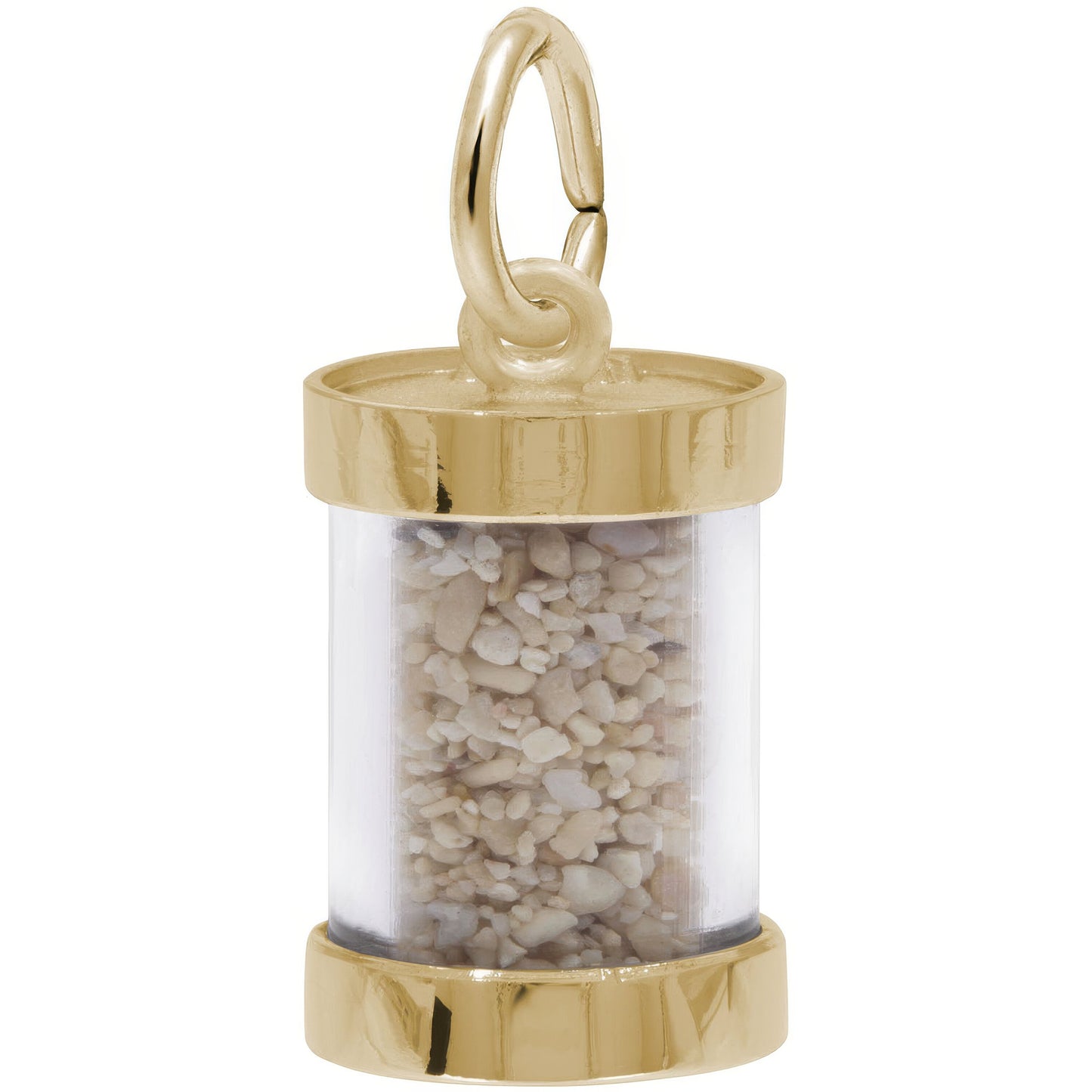 Bonaire Sand Capsule Charm - Metal - Sterling Silver