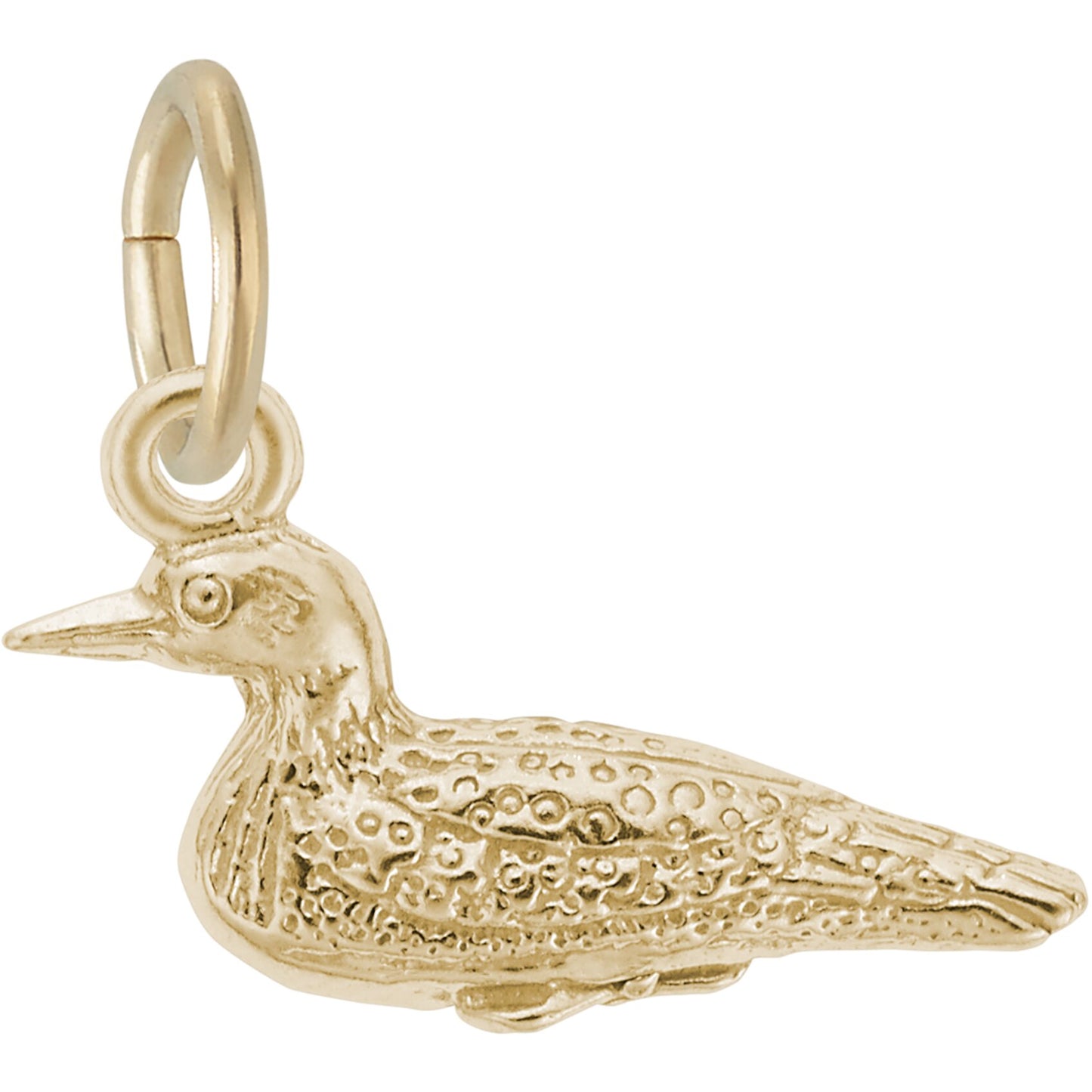 Loon Charm - Metal - Sterling Silver