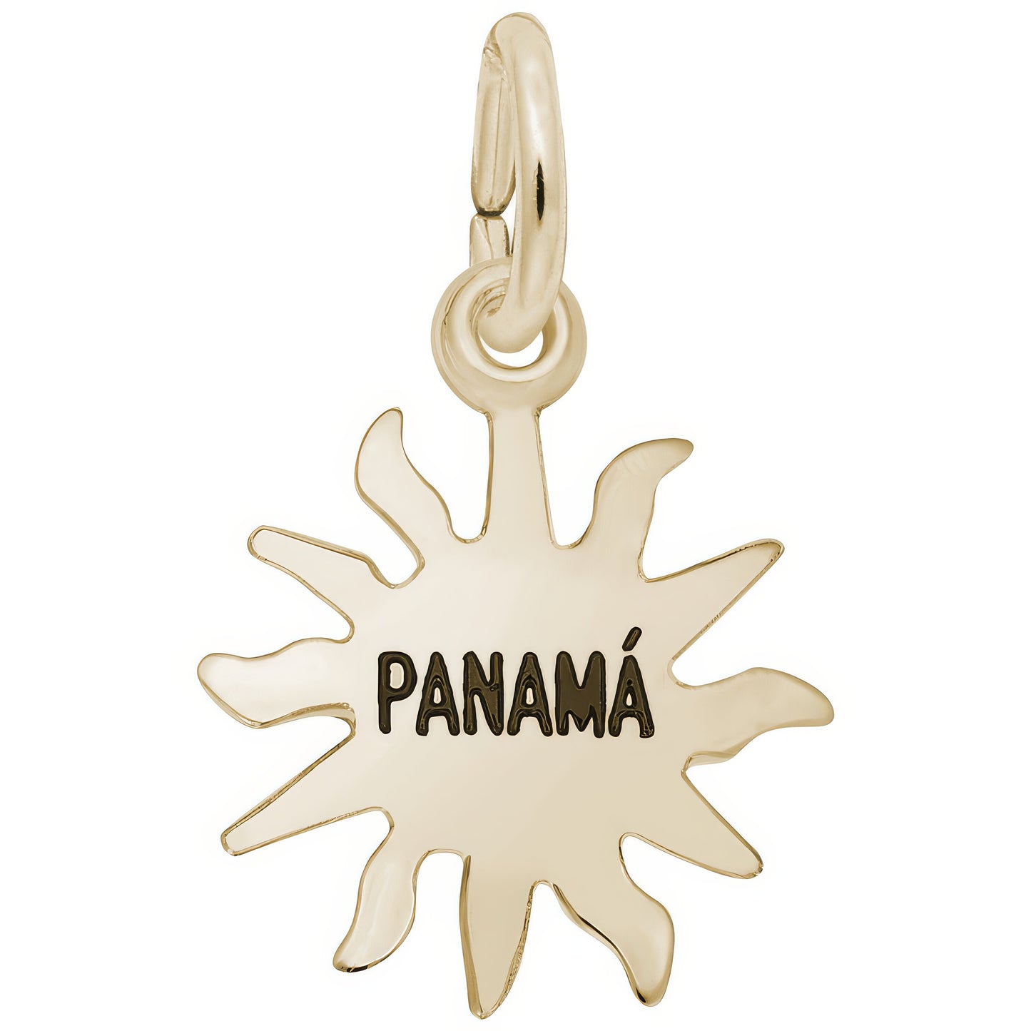 Panama Sun Small Charm - Metal - Sterling Silver