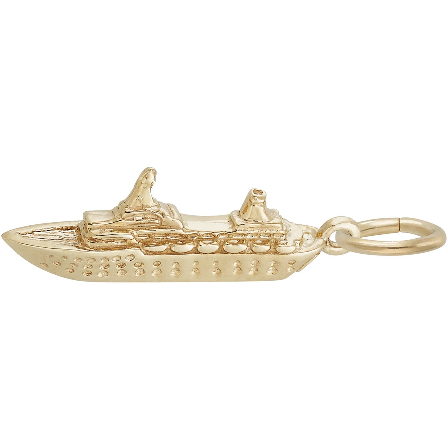 Panama Cruise Ship 3D Charm - Metal - Sterling Silver