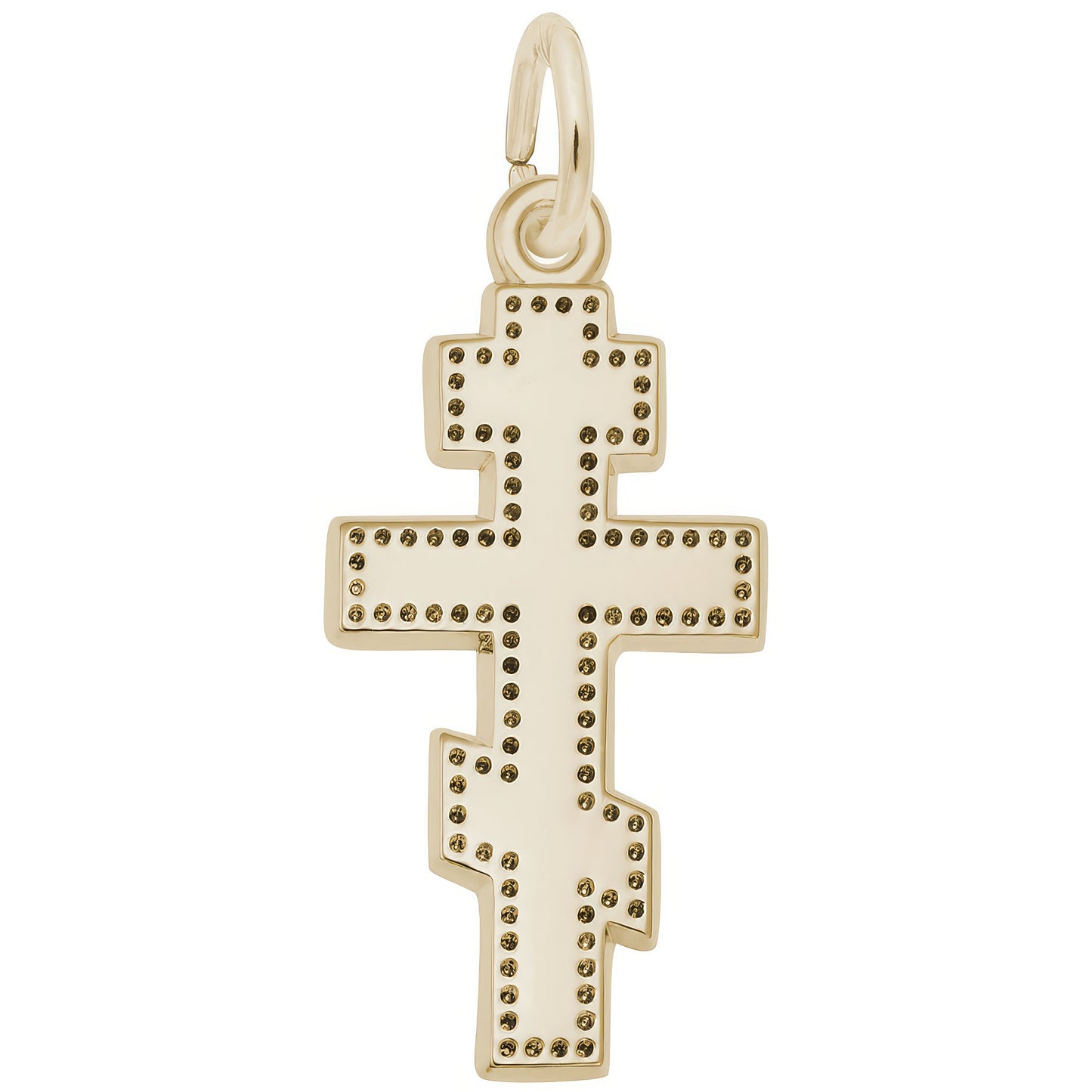 Greek Cross Charm - Metal - Sterling Silver