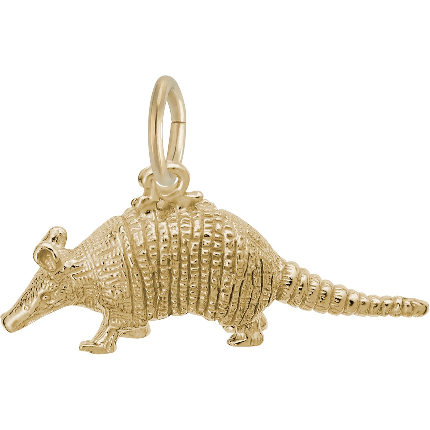 Armadillo Charm - Metal - Sterling Silver