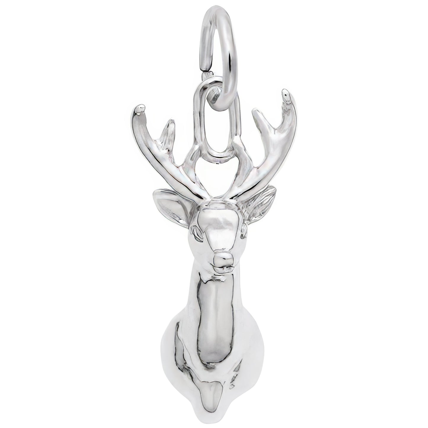 Sterling Silver Deerhead Charm