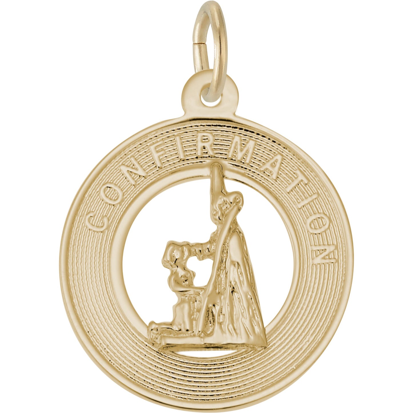 Confirmation Open Charm - Metal - Sterling Silver