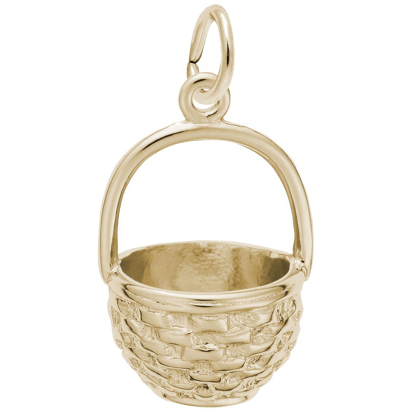 Easter Basket Charm - Metal - Sterling Silver