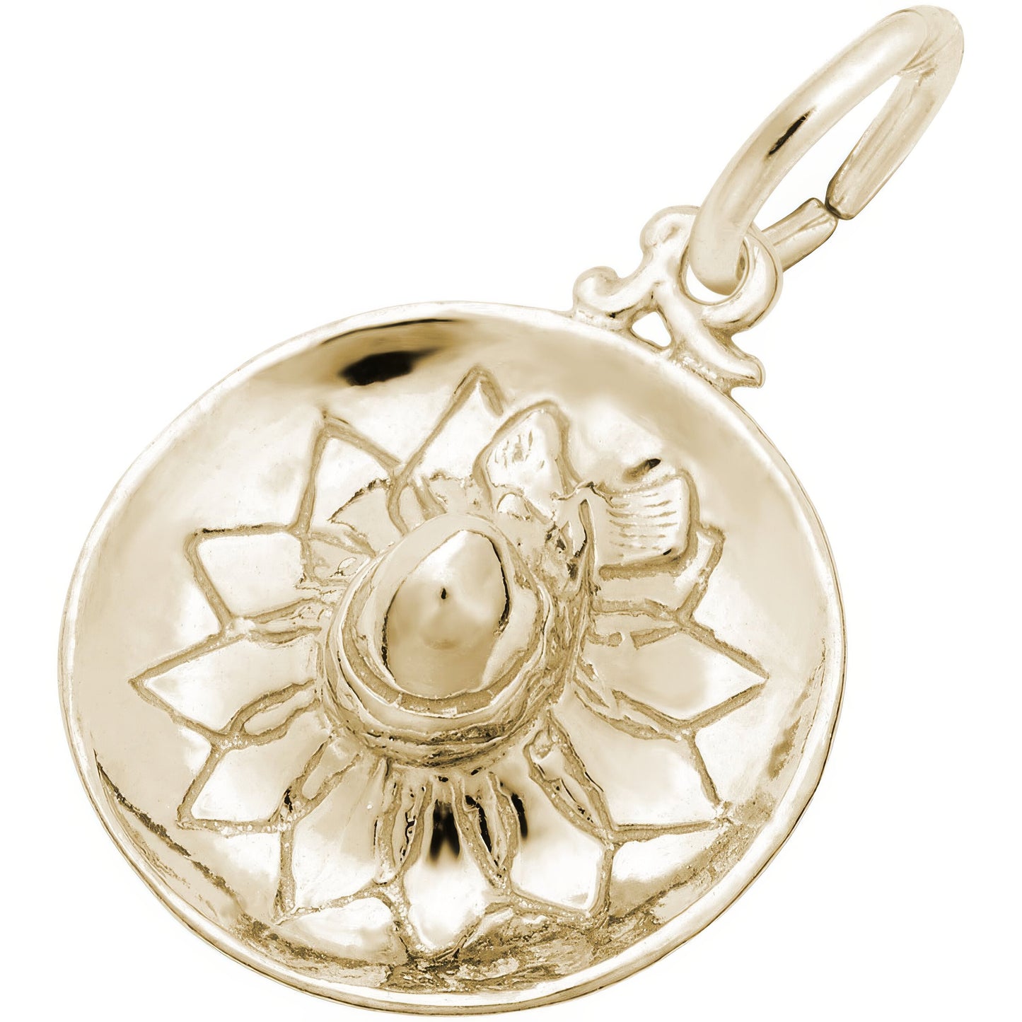 Sombrero Charm - Metal - Sterling Silver